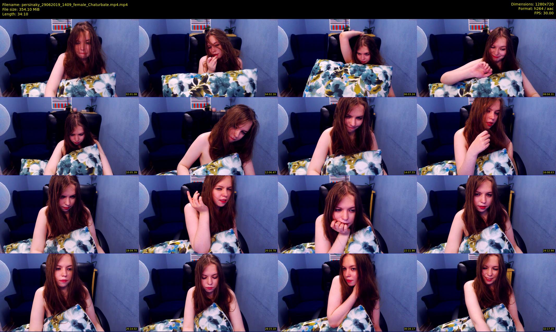 persinaky — 35 minute Chaturbate female cam show recording, 720p, Jun 29, 2019