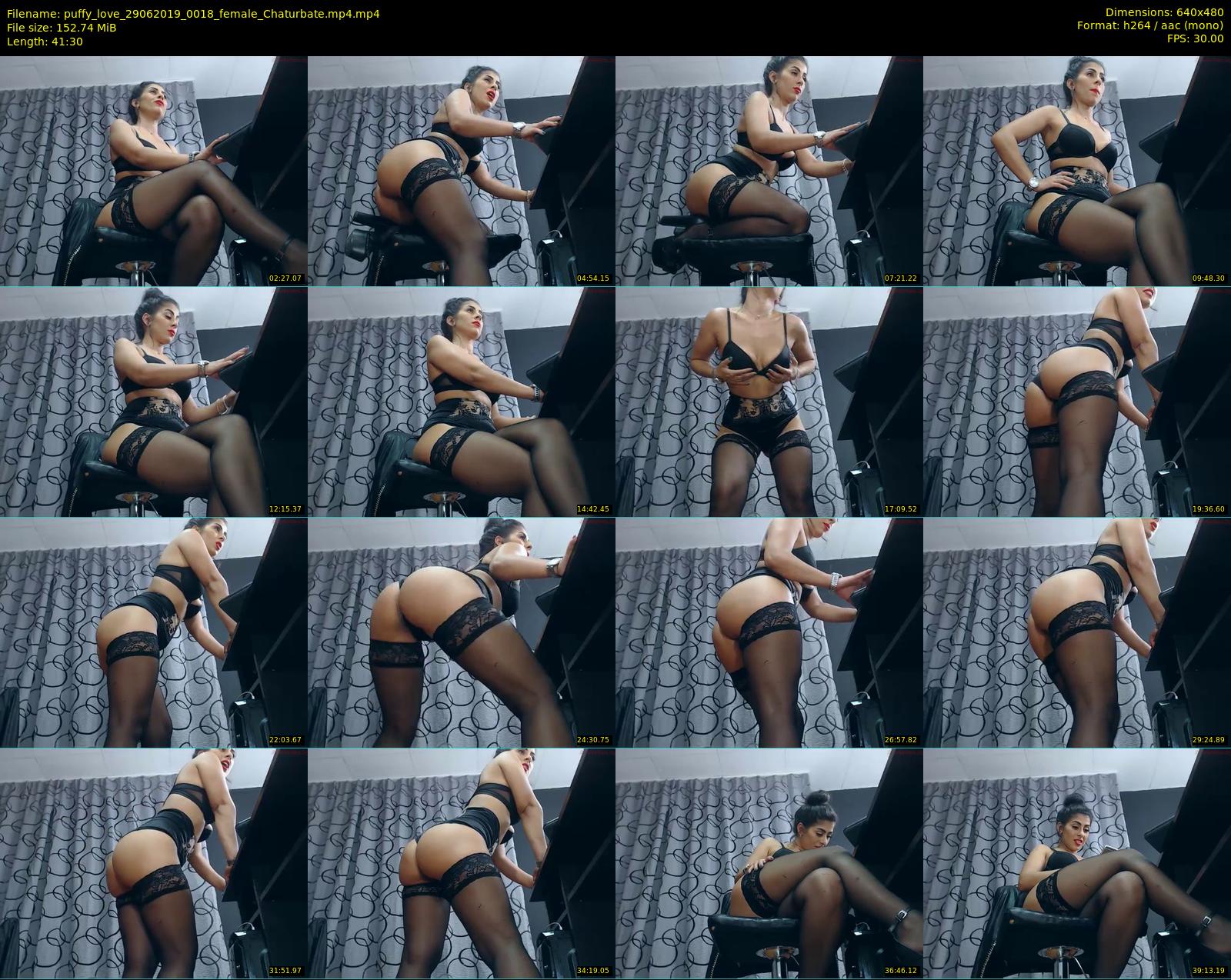 puffy_love — 42 minute Chaturbate female cam show recording, 480p, Jun 29, 2019
