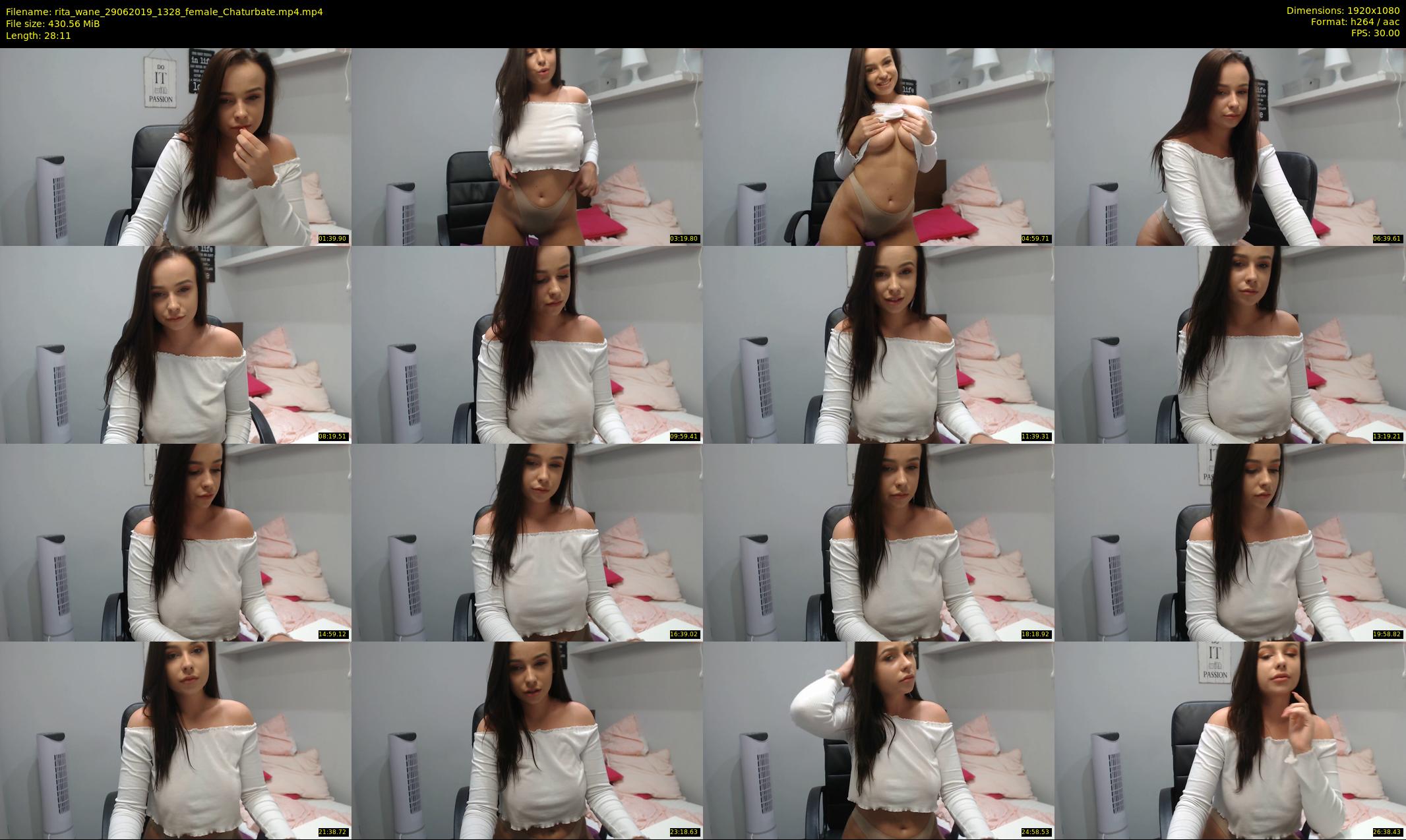 rita_wane — 29 minute Chaturbate female cam show recording, 1080p, Jun 29, 2019