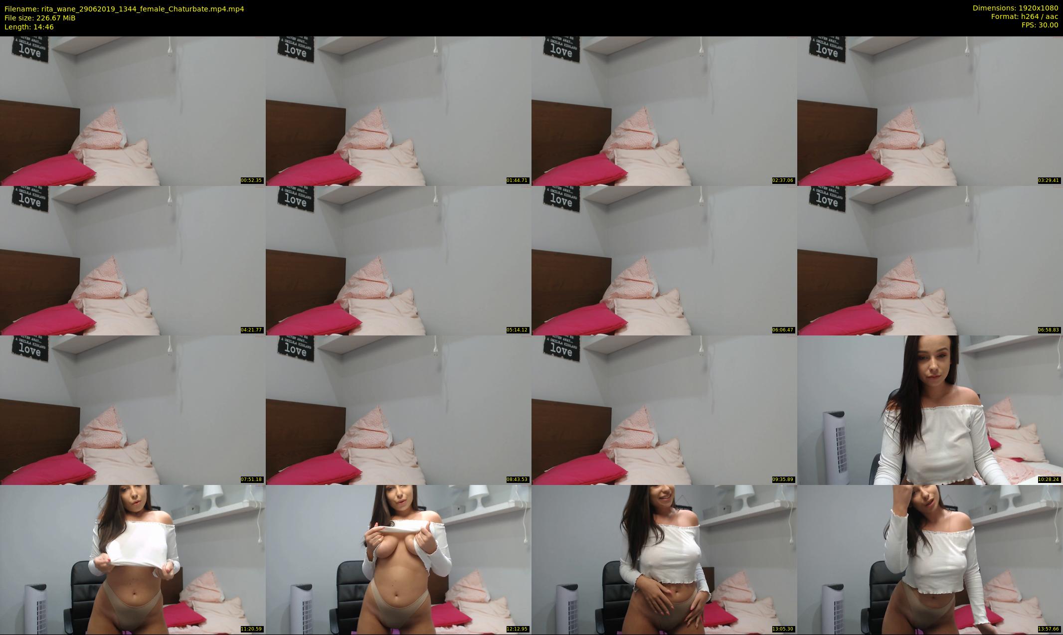 rita_wane — 15 minute Chaturbate female cam show recording, 1080p, Jun 29, 2019