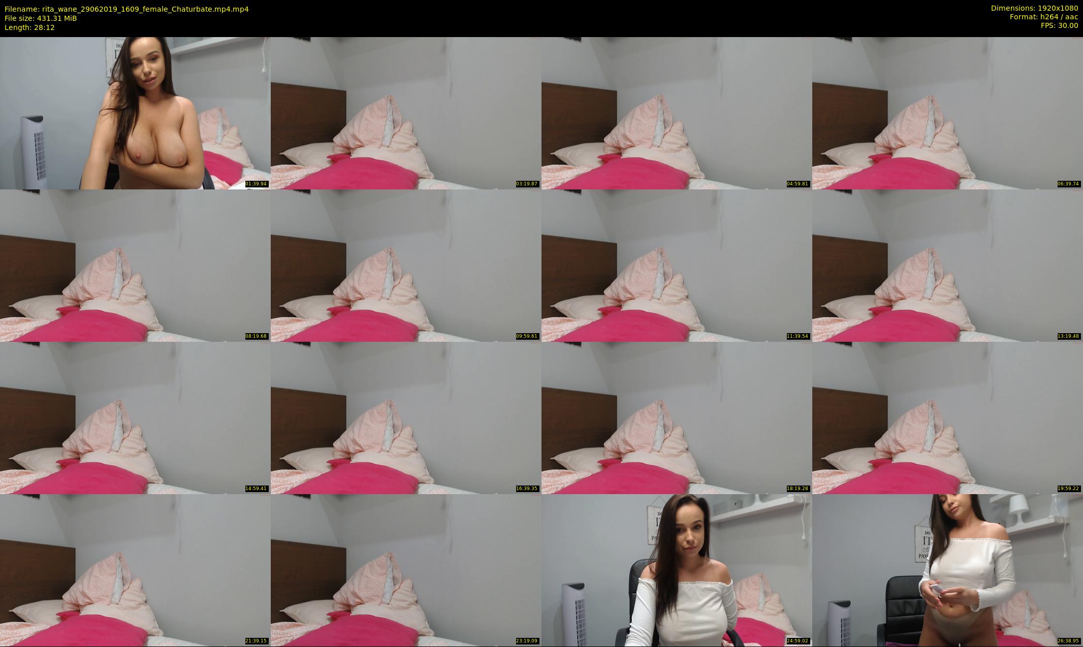 rita_wane — 29 minute Chaturbate female cam show recording, 1080p, Jun 29, 2019