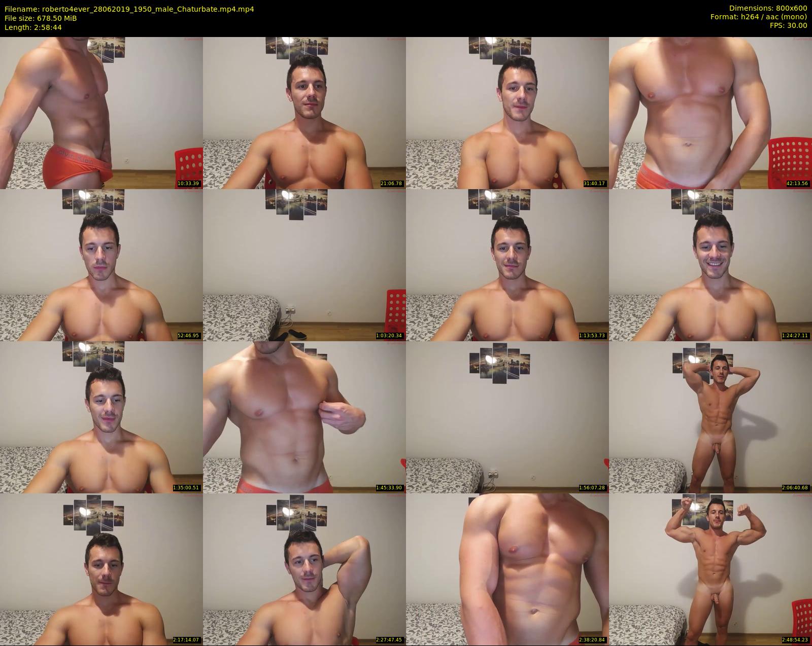 roberto4ever — 179 minute Chaturbate male cam show recording, 480p, Jun 28, 2019