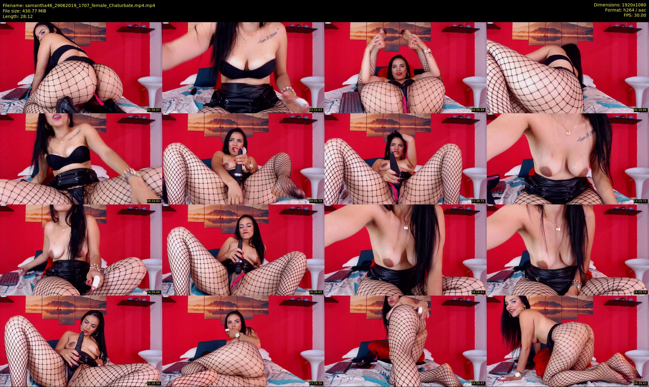 samantha46 — 29 minute Chaturbate female cam show recording, 1080p, Jun 29, 2019