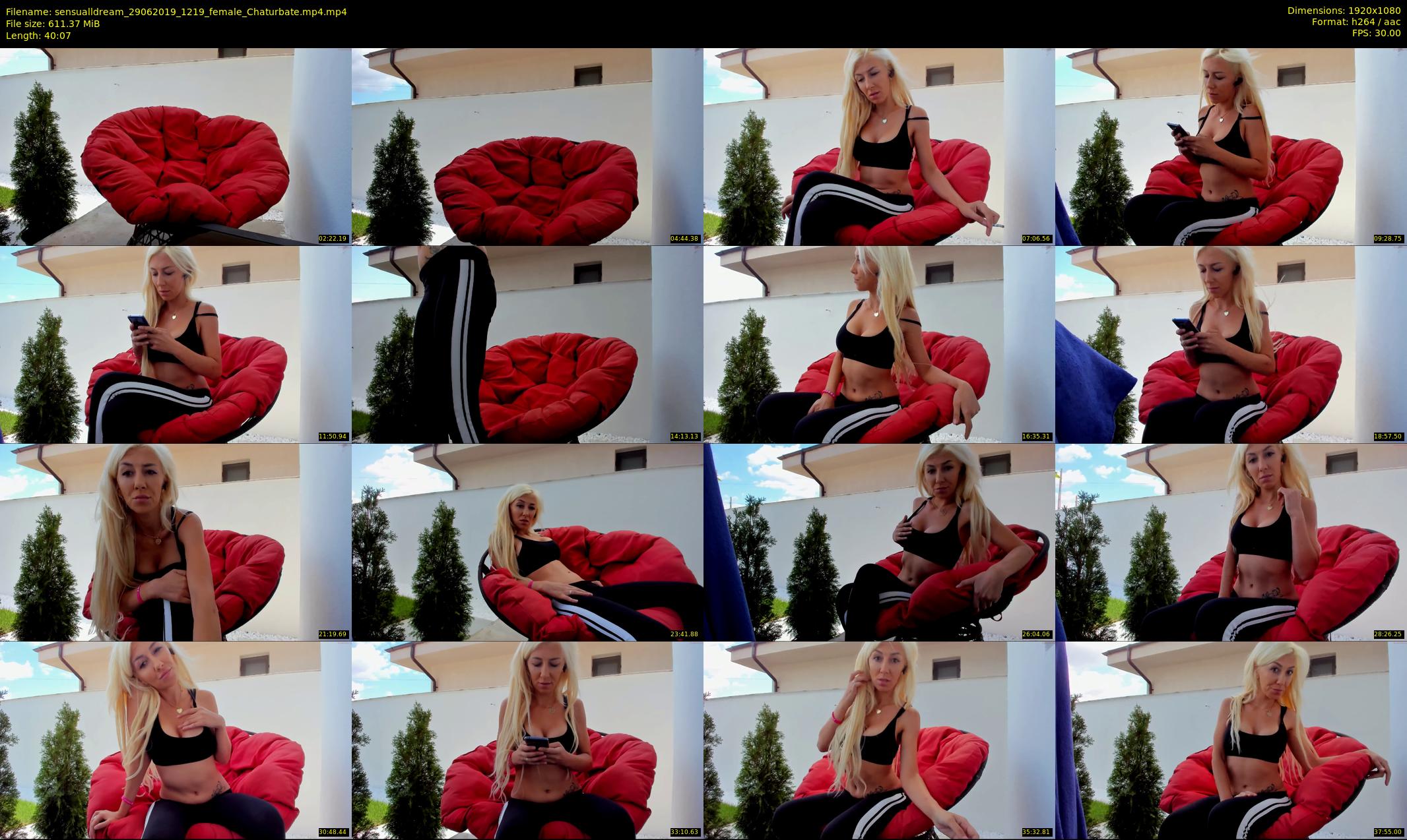 sensualldream — 41 minute Chaturbate female cam show recording, 1080p, Jun 29, 2019