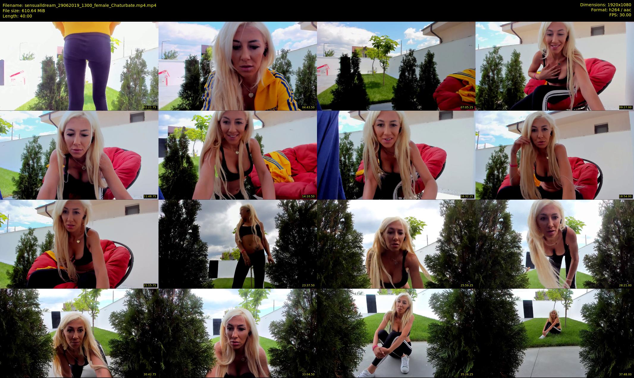 sensualldream — 40 minute Chaturbate female cam show recording, 1080p, Jun 29, 2019