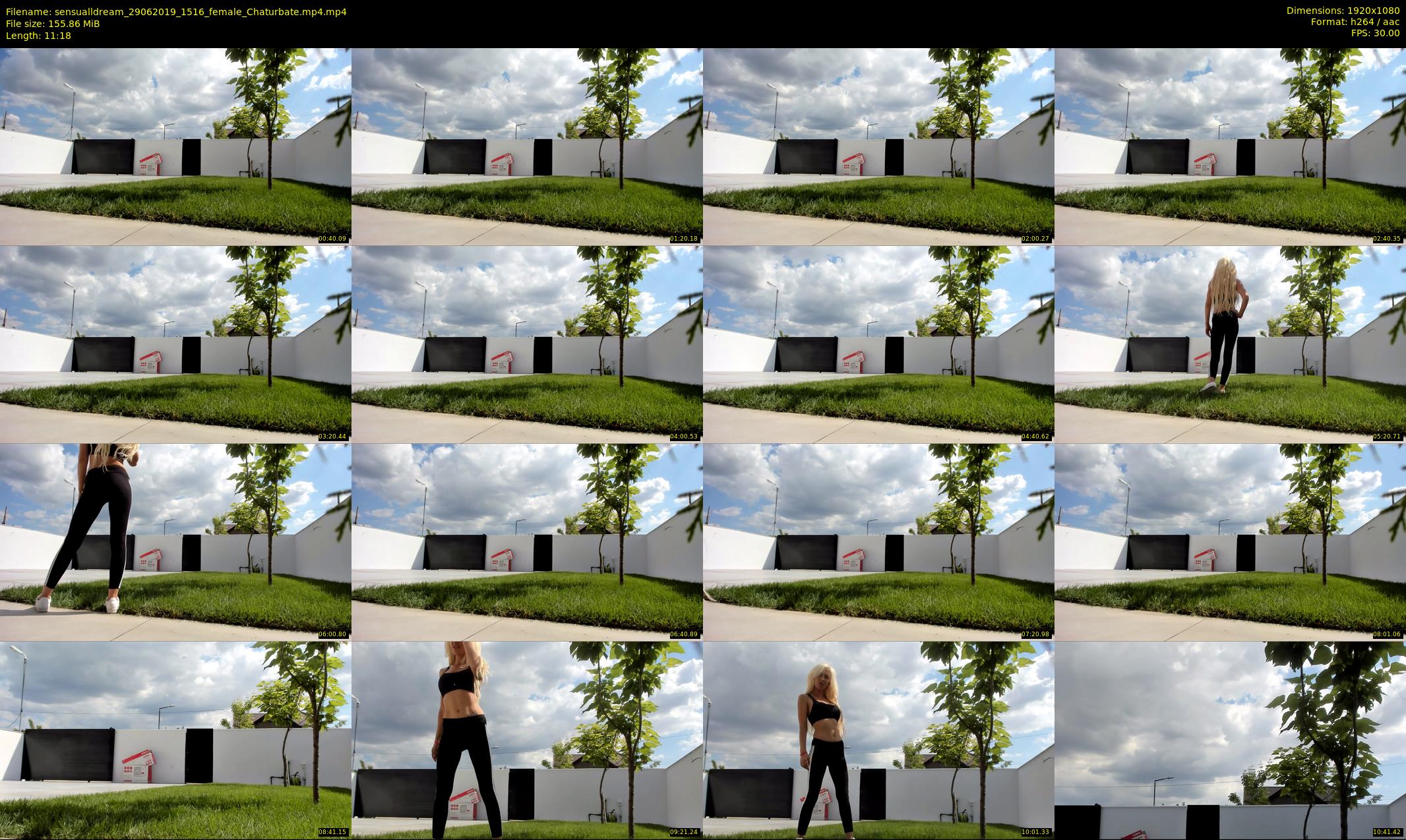 sensualldream — 12 minute Chaturbate female cam show recording, 1080p, Jun 29, 2019