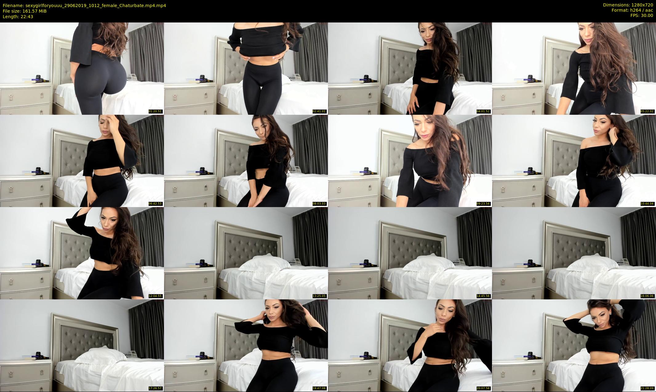 sexygirlforyouuu — 23 minute Chaturbate female cam show recording, 720p, Jun 29, 2019