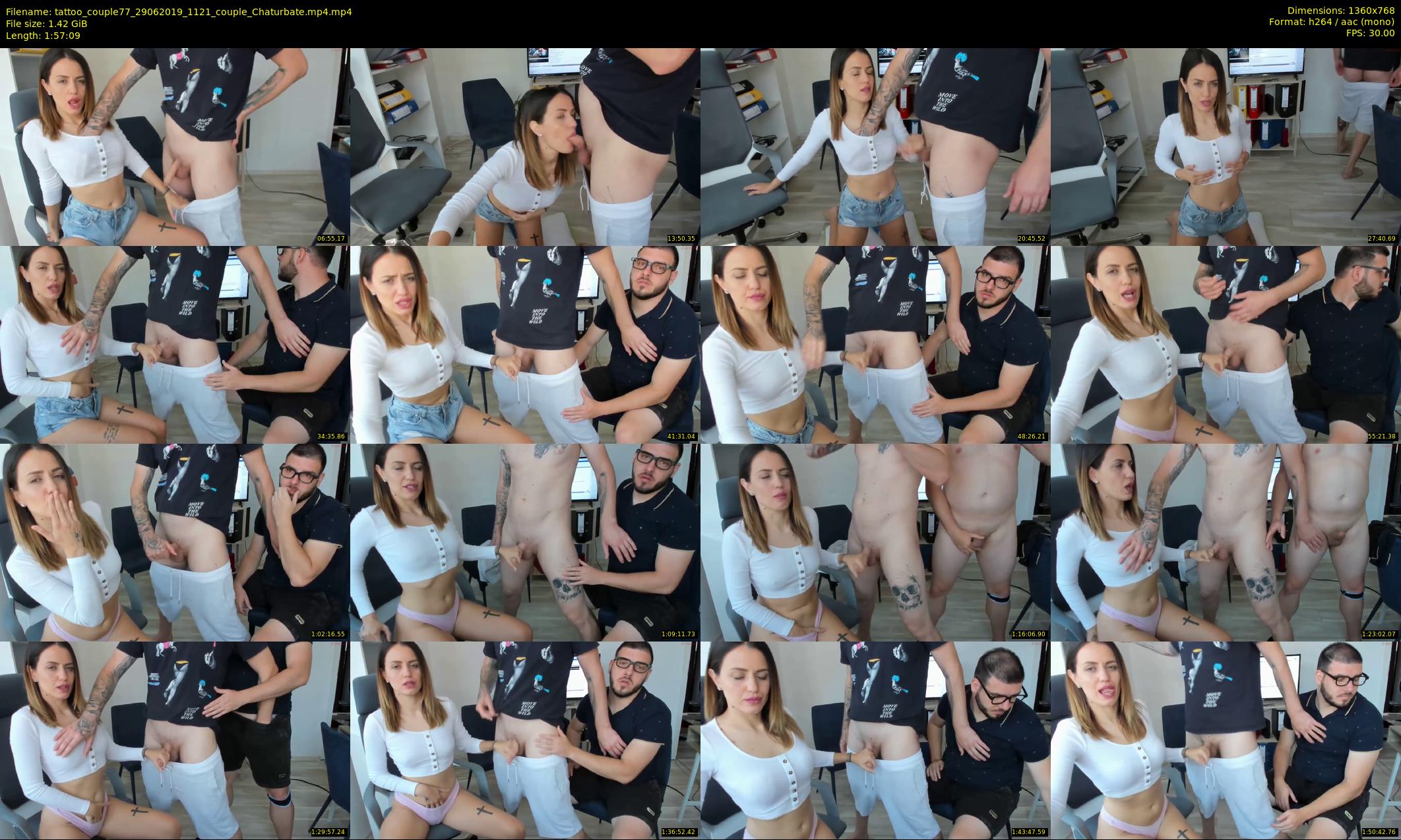 tattoo_couple77 — 118 minute Chaturbate couple cam show recording, 720p, Jun 29, 2019