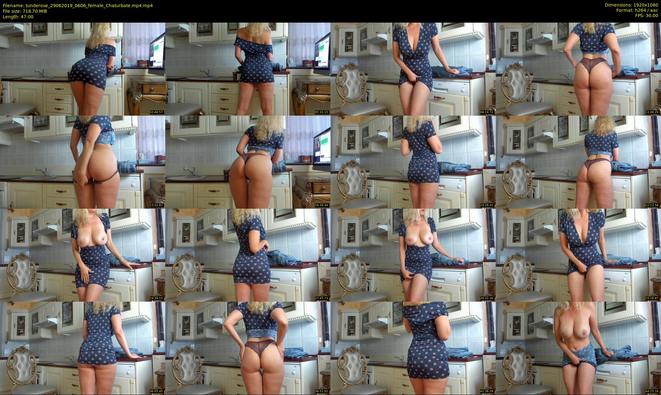 tunderose — 47 minute Chaturbate female cam show recording, 1080p, Jun 29, 2019