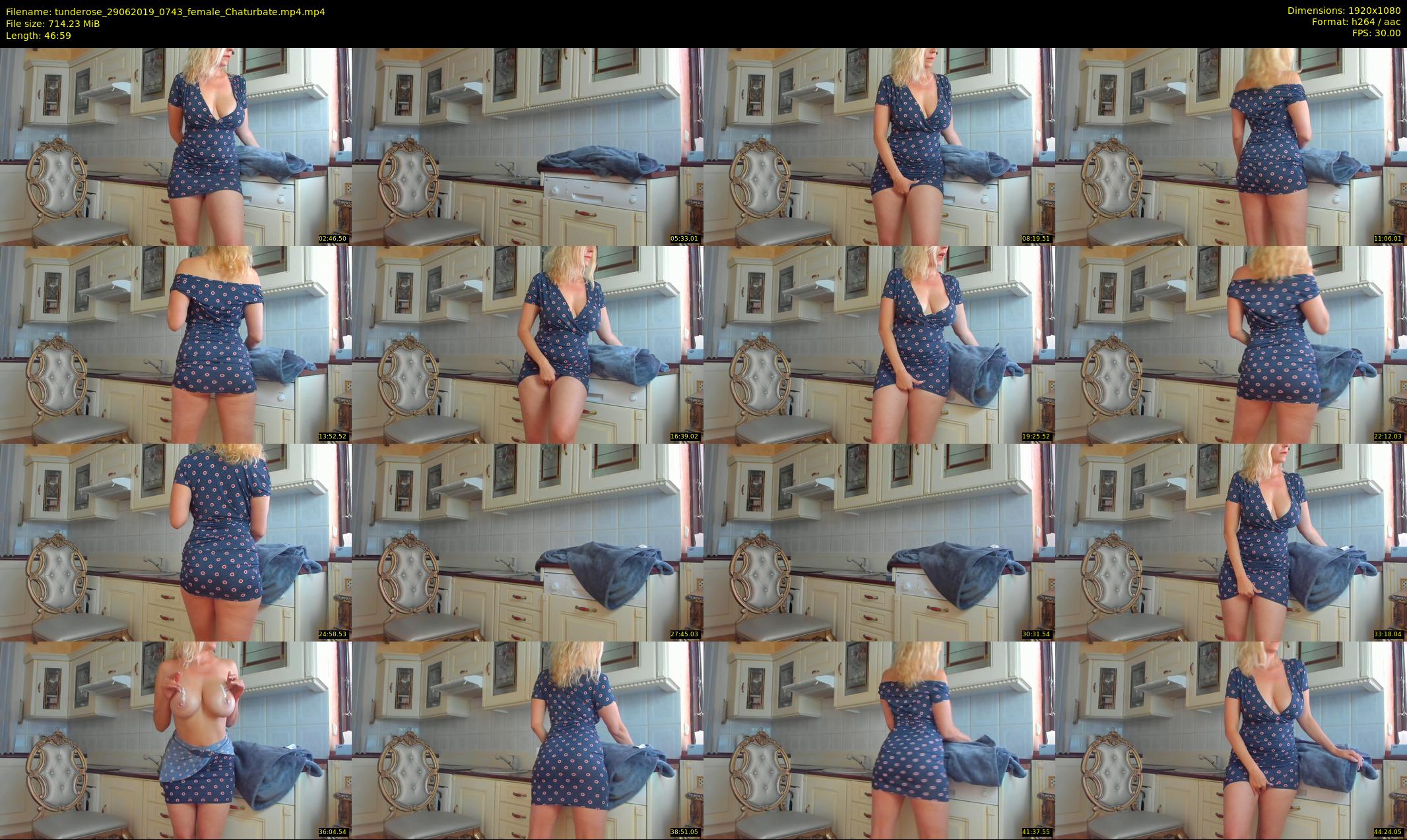 tunderose — 47 minute Chaturbate female cam show recording, 1080p, Jun 29, 2019