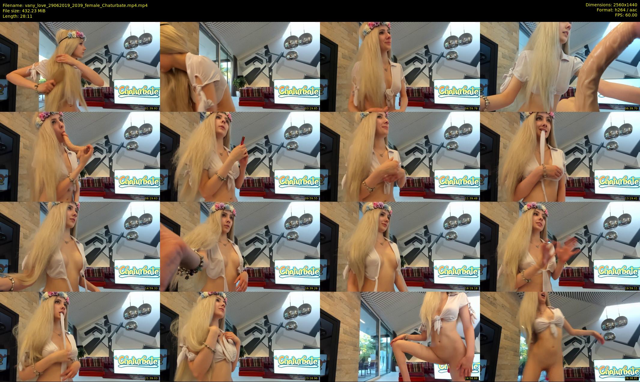 vany_love — 29 minute Chaturbate female cam show recording, 1080p, Jun 29, 2019
