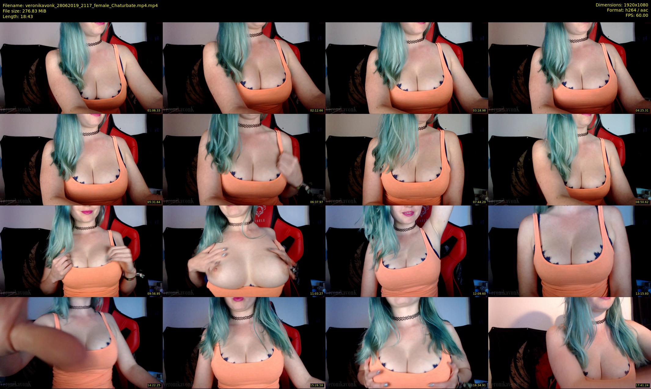 veronikavonk — 19 minute Chaturbate female cam show recording, 1080p, Jun 28, 2019