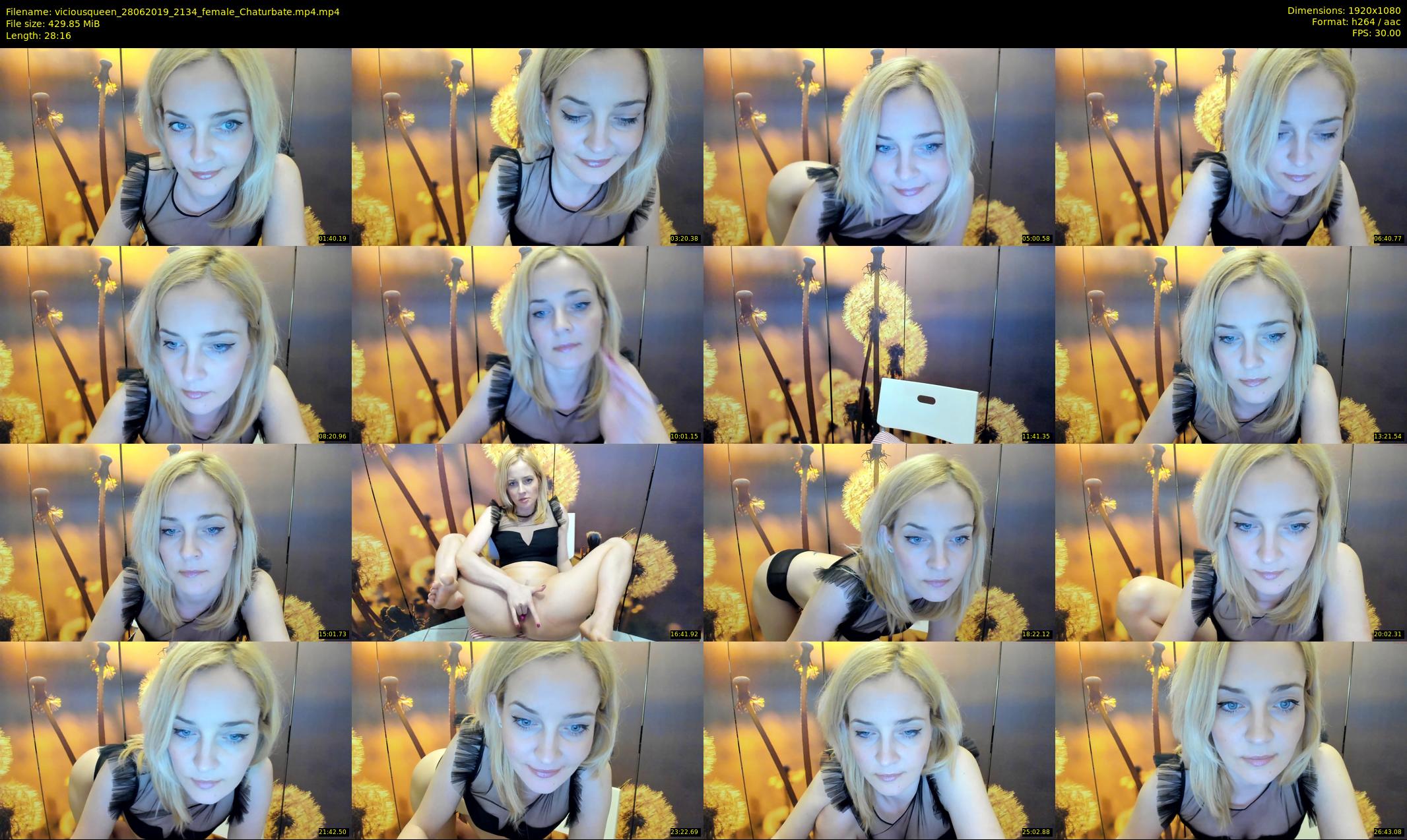 viciousqueen — 29 minute Chaturbate female cam show recording, 1080p, Jun 28, 2019