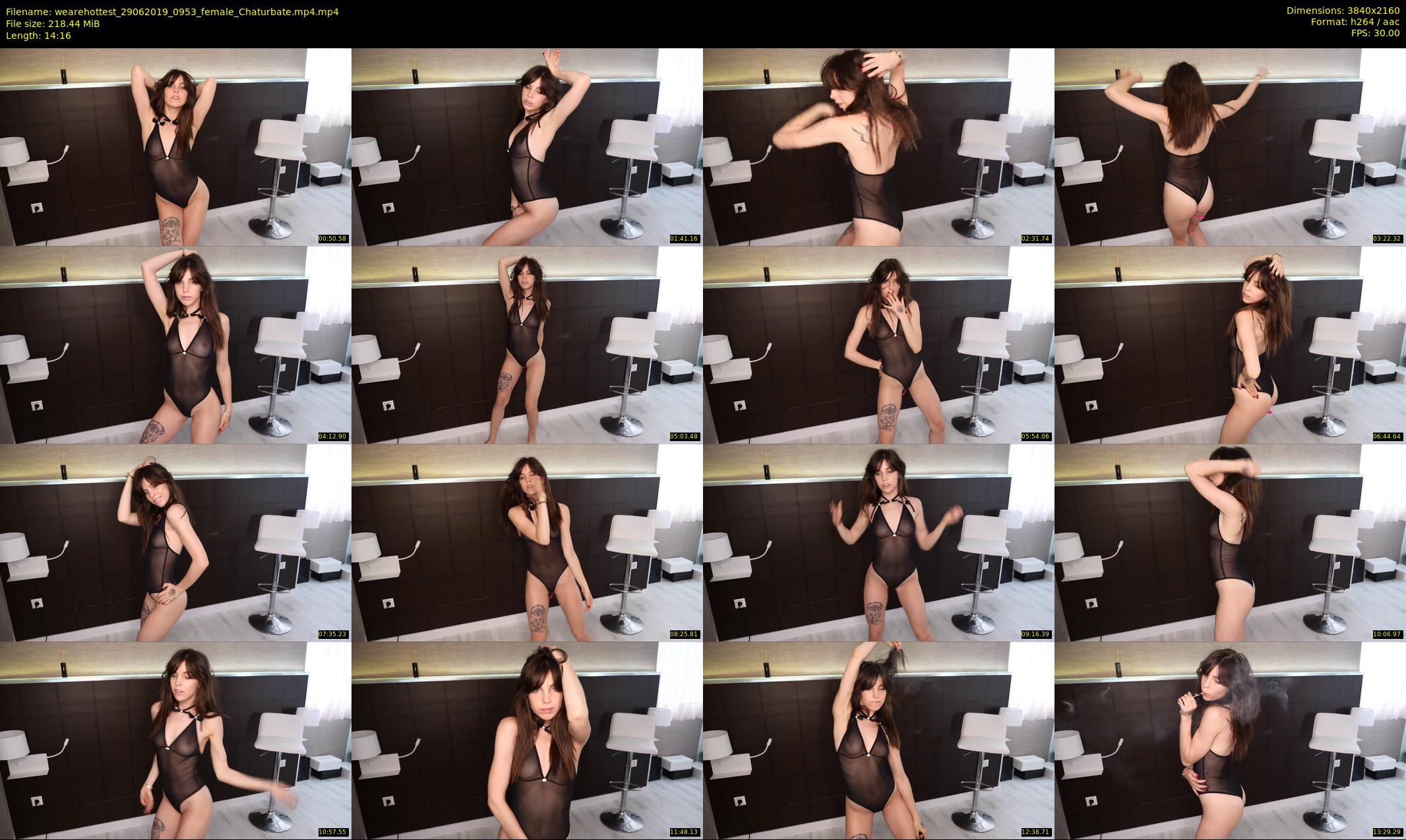 wearehottest — 15 minute Chaturbate couple cam show recording, 4K, Jun 29, 2019