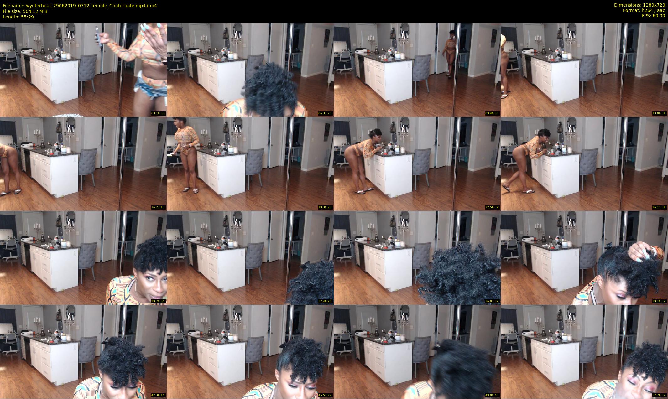 wynterheat — 56 minute Chaturbate female cam show recording, 720p, Jun 29, 2019