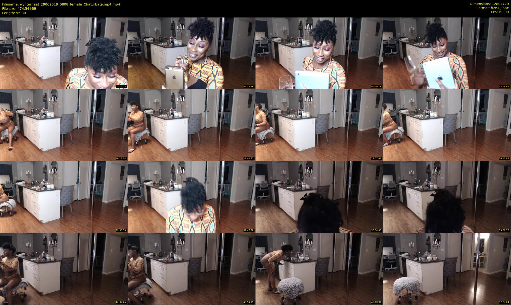 wynterheat — 56 minute Chaturbate female cam show recording, 720p, Jun 29, 2019