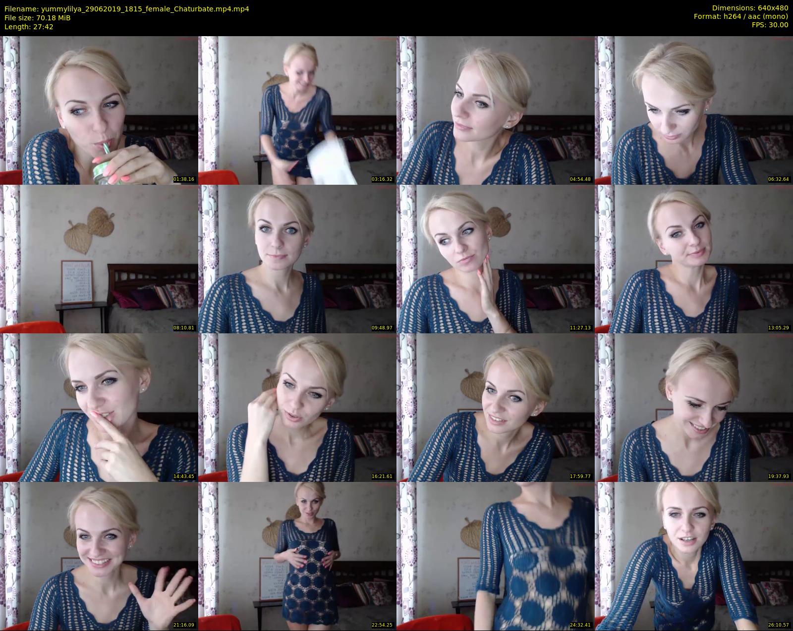 yummylilya — 28 minute Chaturbate female cam show recording, 480p, Jun 29, 2019