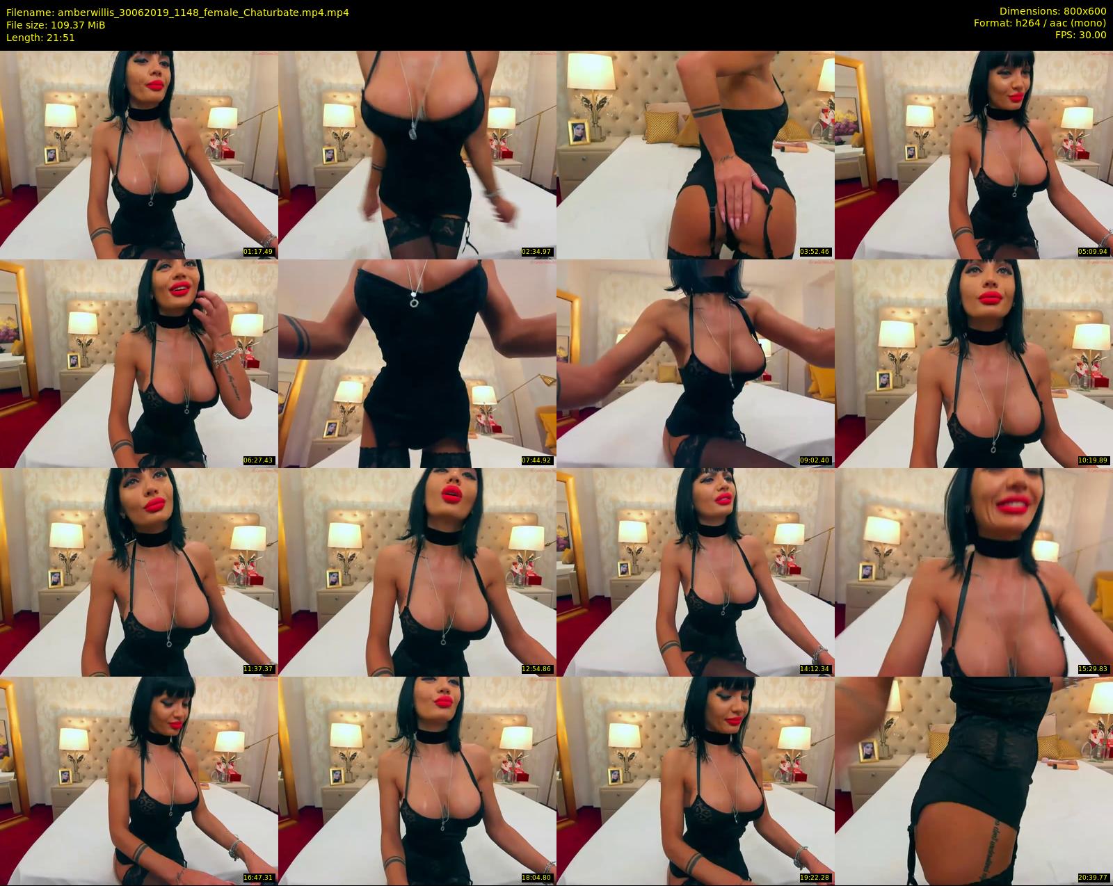 amberwillis — 22 minute Chaturbate female cam show recording, 480p, Jun 30, 2019