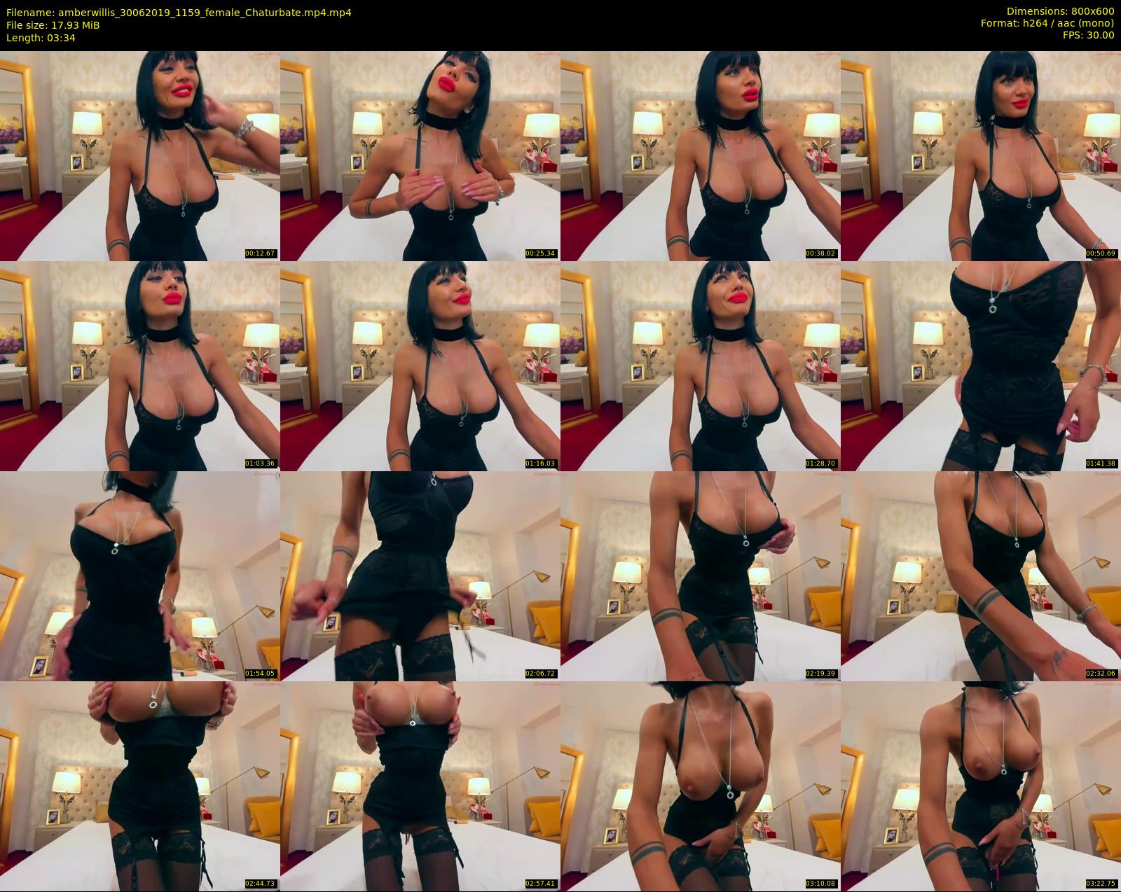 amberwillis — 4 minute Chaturbate female cam show recording, 480p, Jun 30, 2019