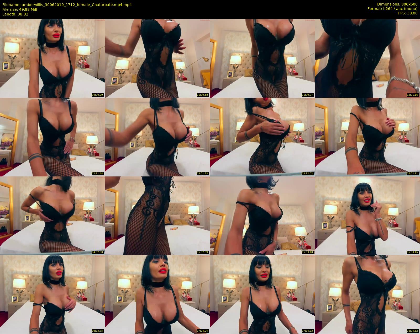 amberwillis — 9 minute Chaturbate female cam show recording, 480p, Jun 30, 2019