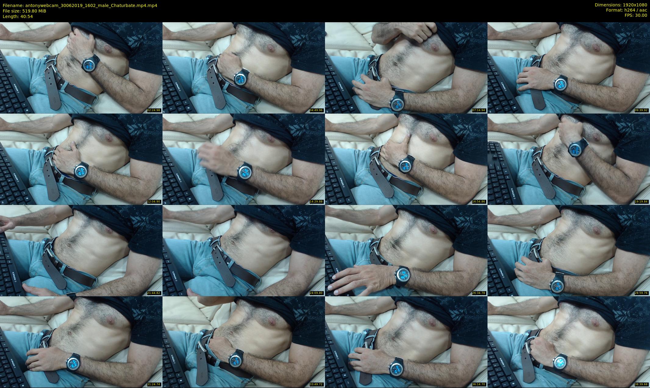 antonywebcam — 41 minute Chaturbate male cam show recording, 1080p, Jun 30, 2019