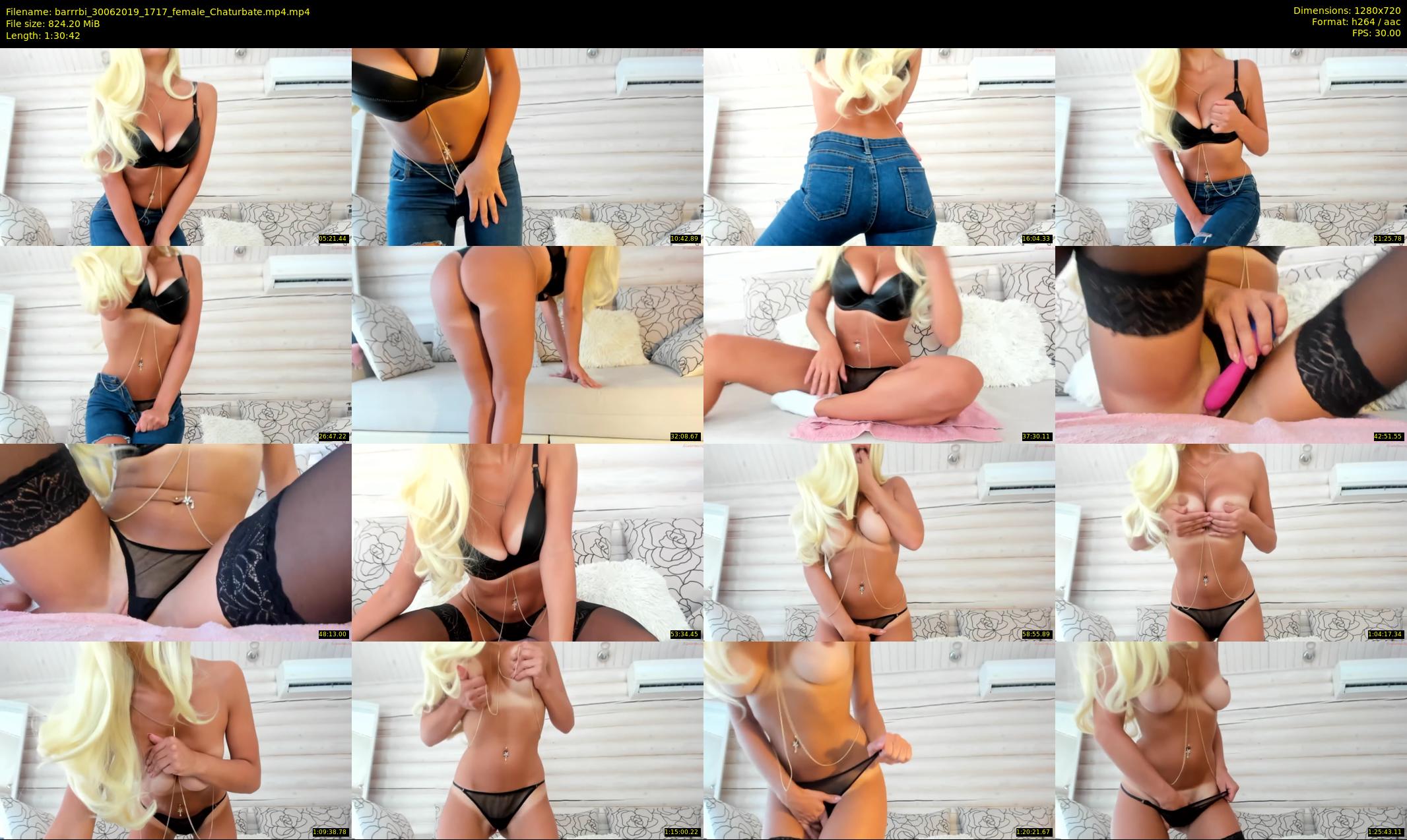 barrrbi — 91 minute Chaturbate female cam show recording, 720p, Jun 30, 2019