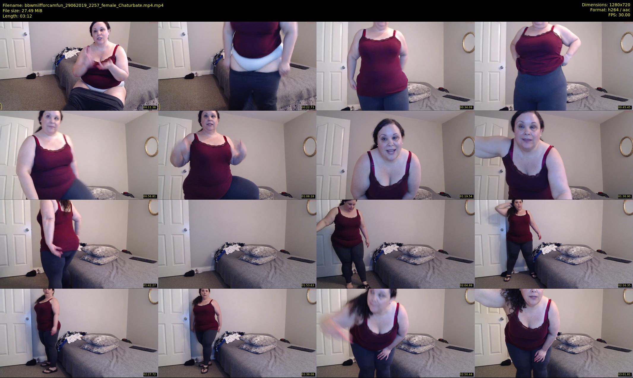 bbwmilfforcamfun — 4 minute Chaturbate female cam show recording, 720p, Jun 29, 2019