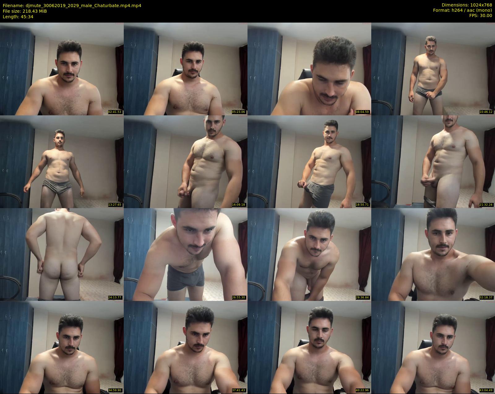 djmute — 46 minute Chaturbate male cam show recording, 720p, Jun 30, 2019