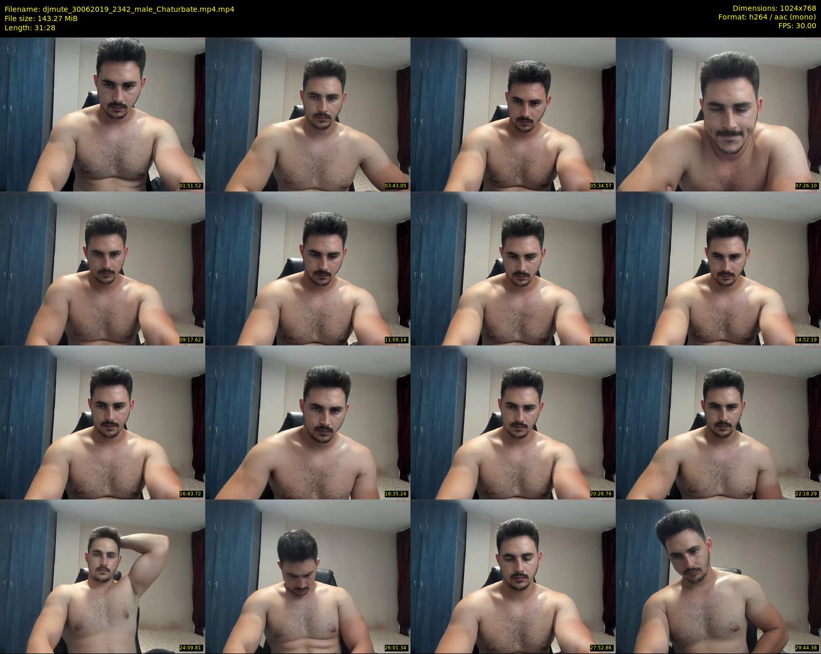 djmute — 32 minute Chaturbate male cam show recording, 720p, Jun 30, 2019