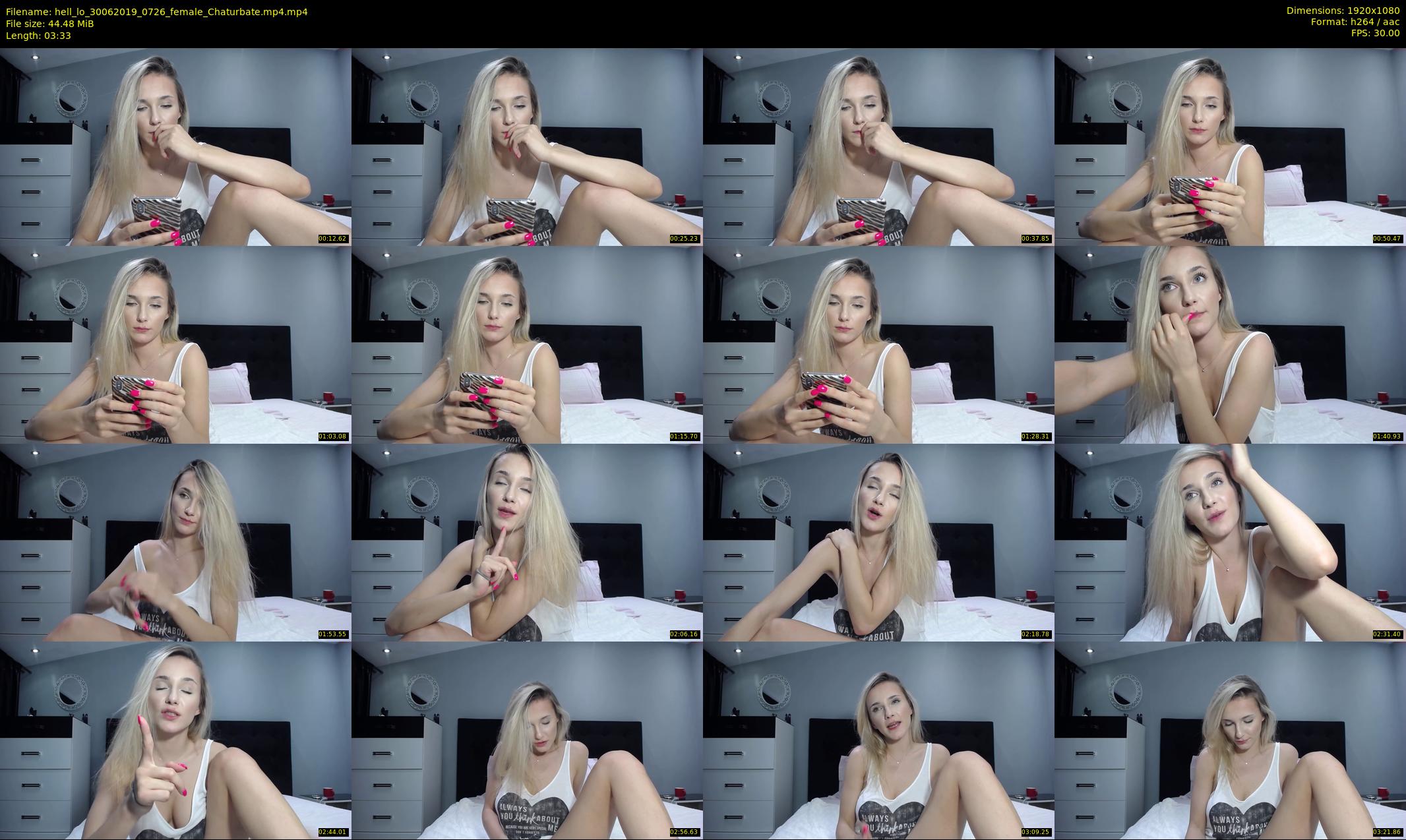 hell_lo — 4 minute Chaturbate female cam show recording, 1080p, Jun 30, 2019