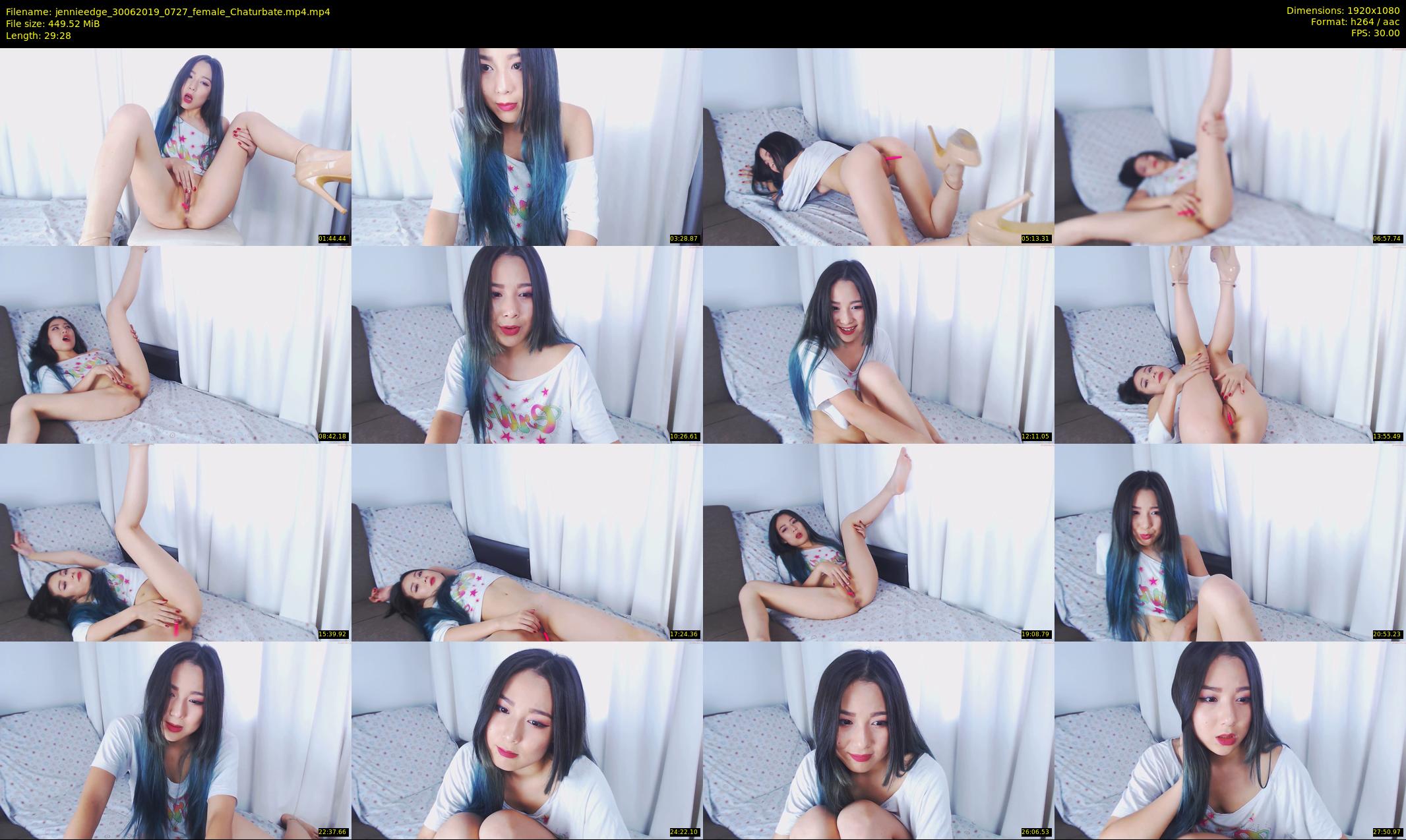jennieedge — 30 minute Chaturbate female cam show recording, 1080p, Jun 30, 2019