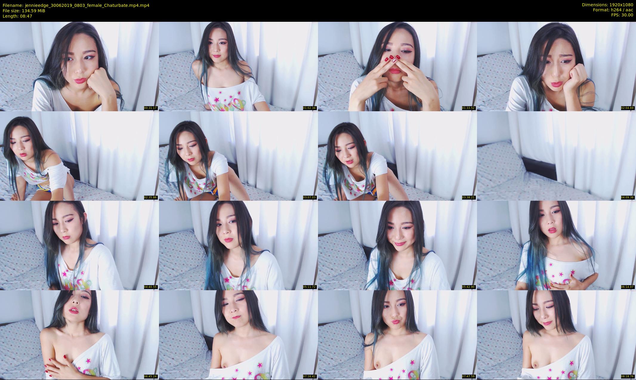 jennieedge — 9 minute Chaturbate female cam show recording, 1080p, Jun 30, 2019