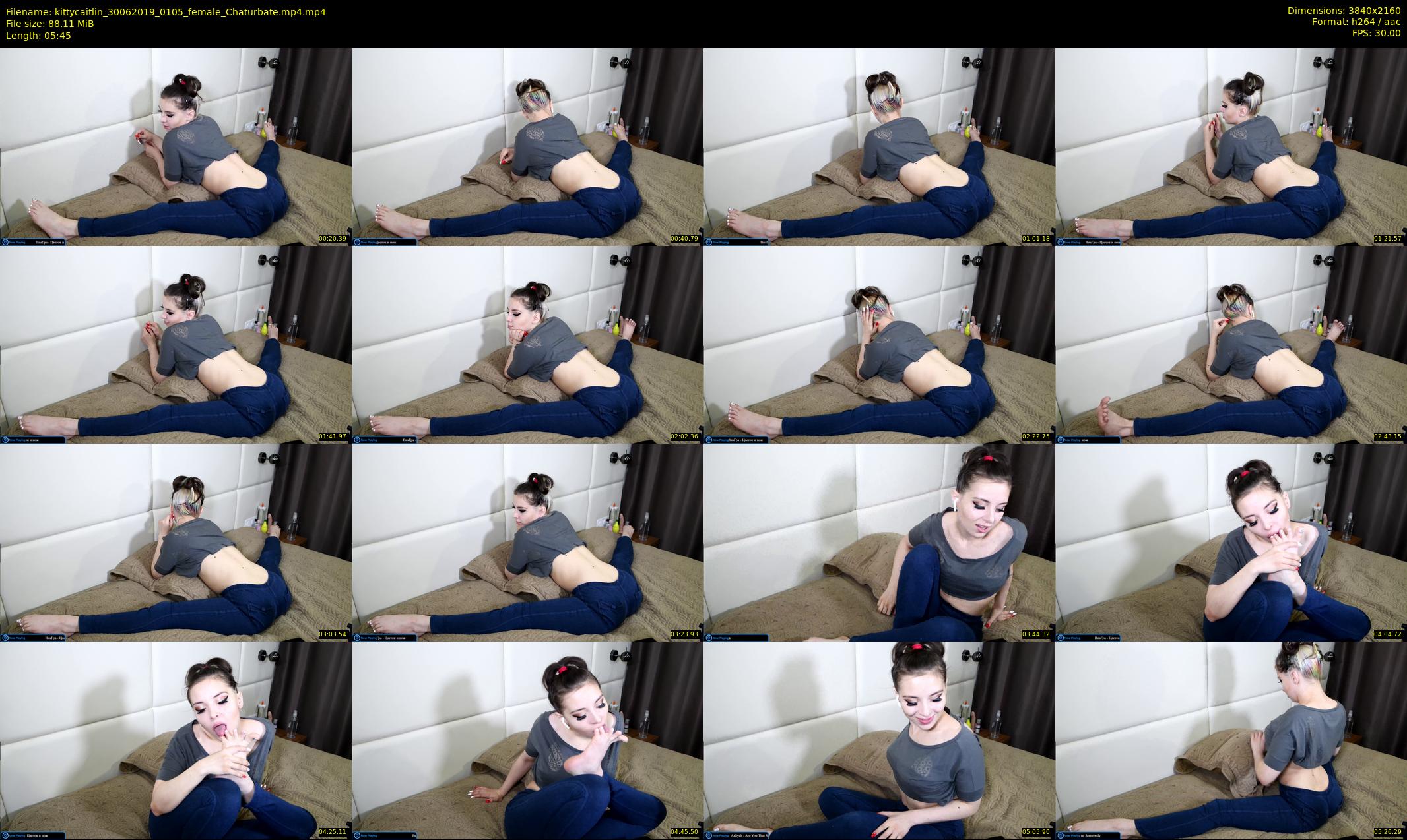 kittycaitlin — 6 minute Chaturbate female cam show recording, 4K, Jun 30, 2019