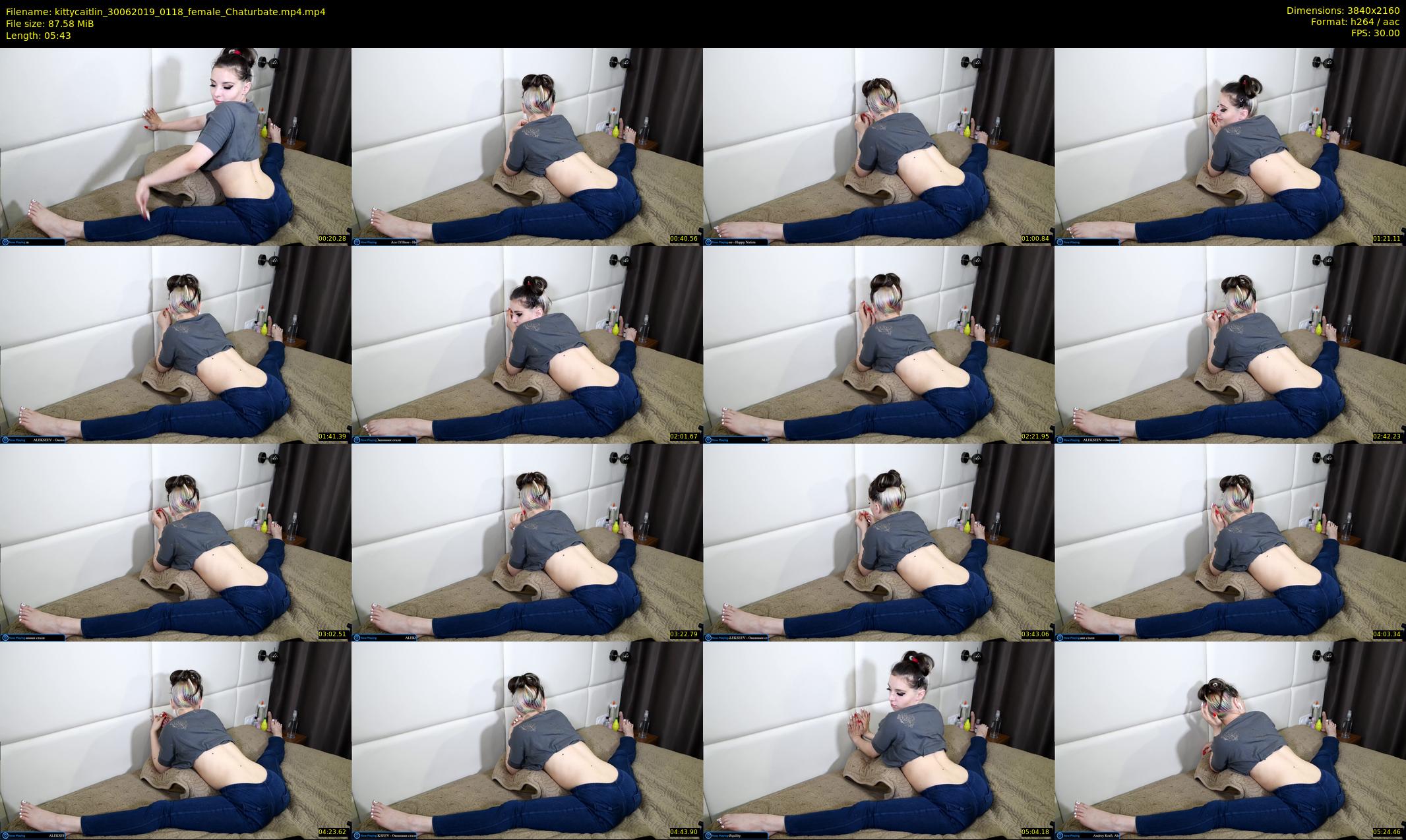 kittycaitlin — 6 minute Chaturbate female cam show recording, 4K, Jun 30, 2019
