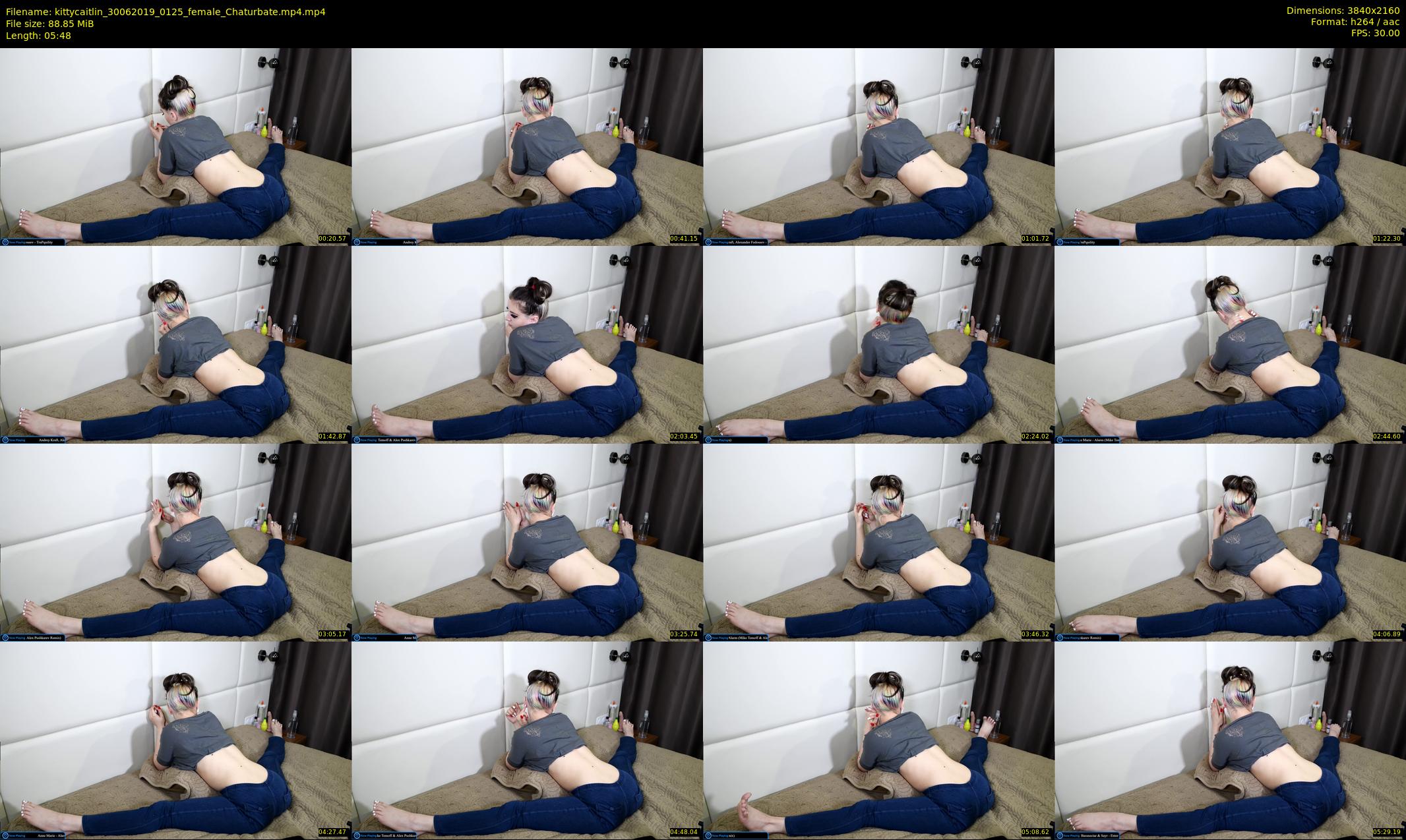 kittycaitlin — 6 minute Chaturbate female cam show recording, 4K, Jun 30, 2019