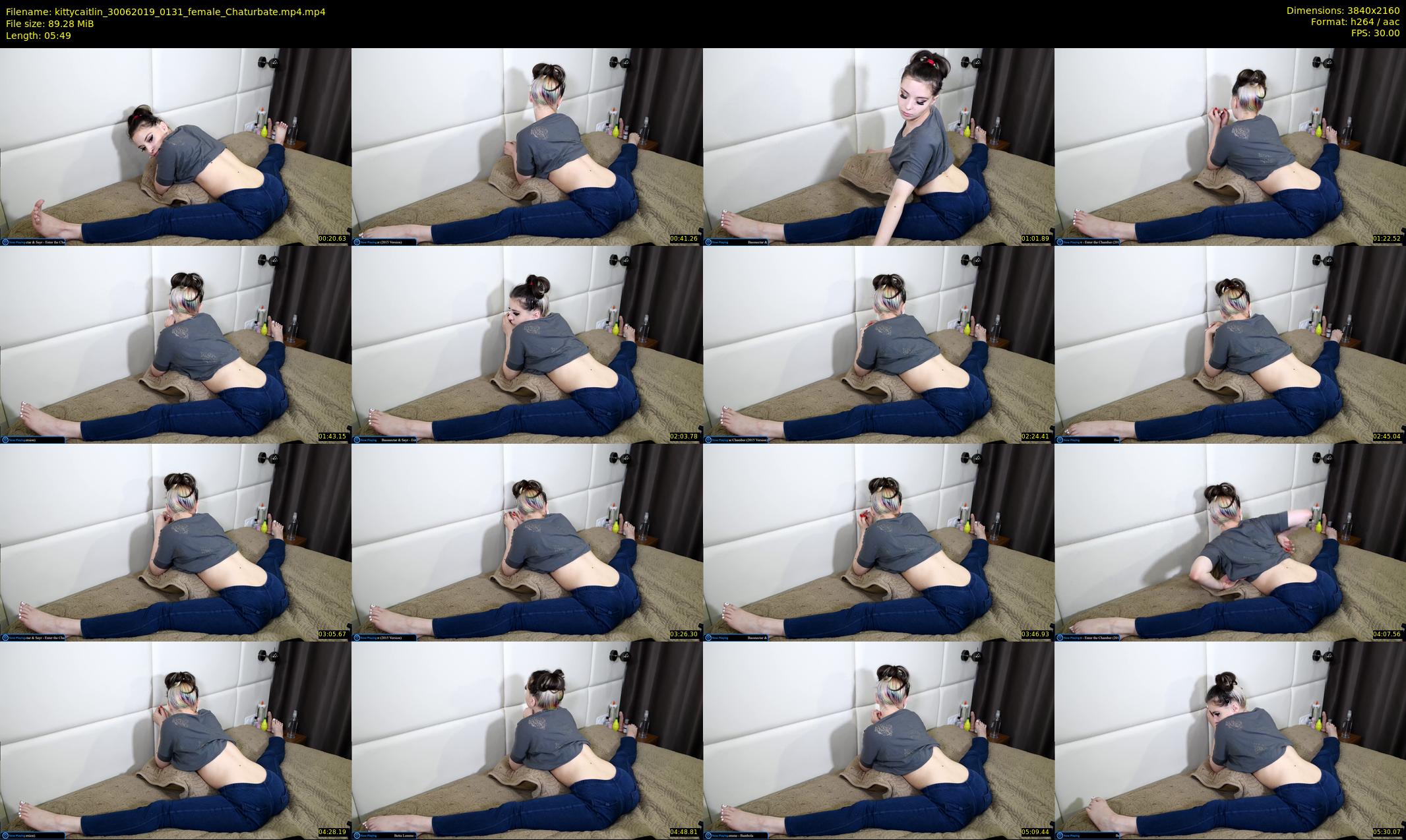 kittycaitlin — 6 minute Chaturbate female cam show recording, 4K, Jun 30, 2019