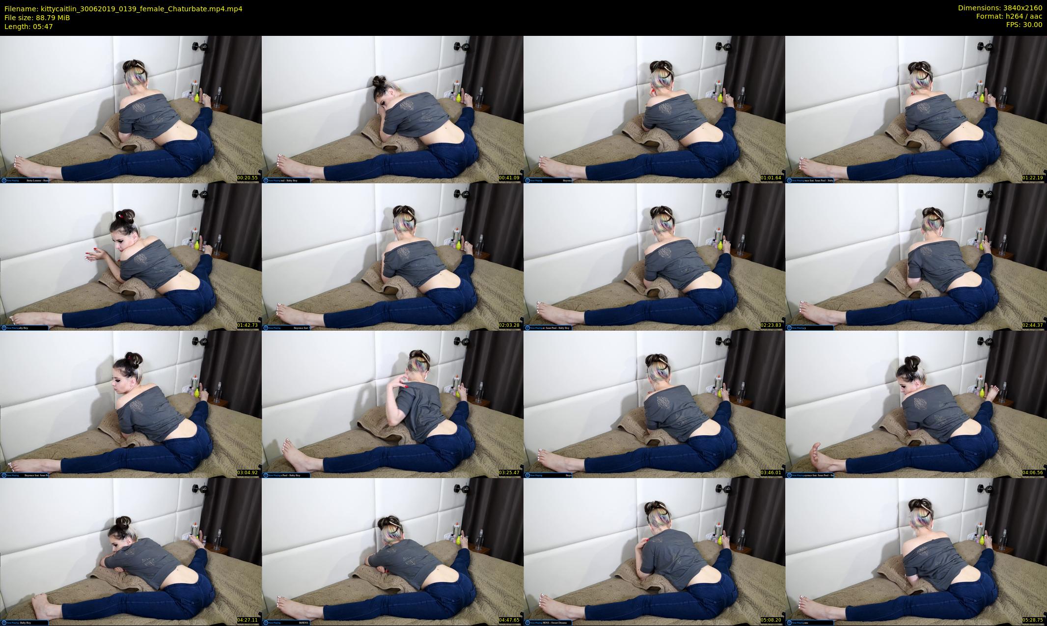 kittycaitlin — 6 minute Chaturbate female cam show recording, 4K, Jun 30, 2019