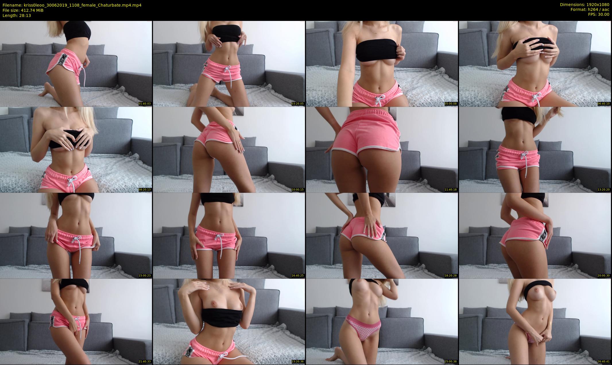 kriss0leoo — 29 minute Chaturbate couple cam show recording, 1080p, Jun 30, 2019