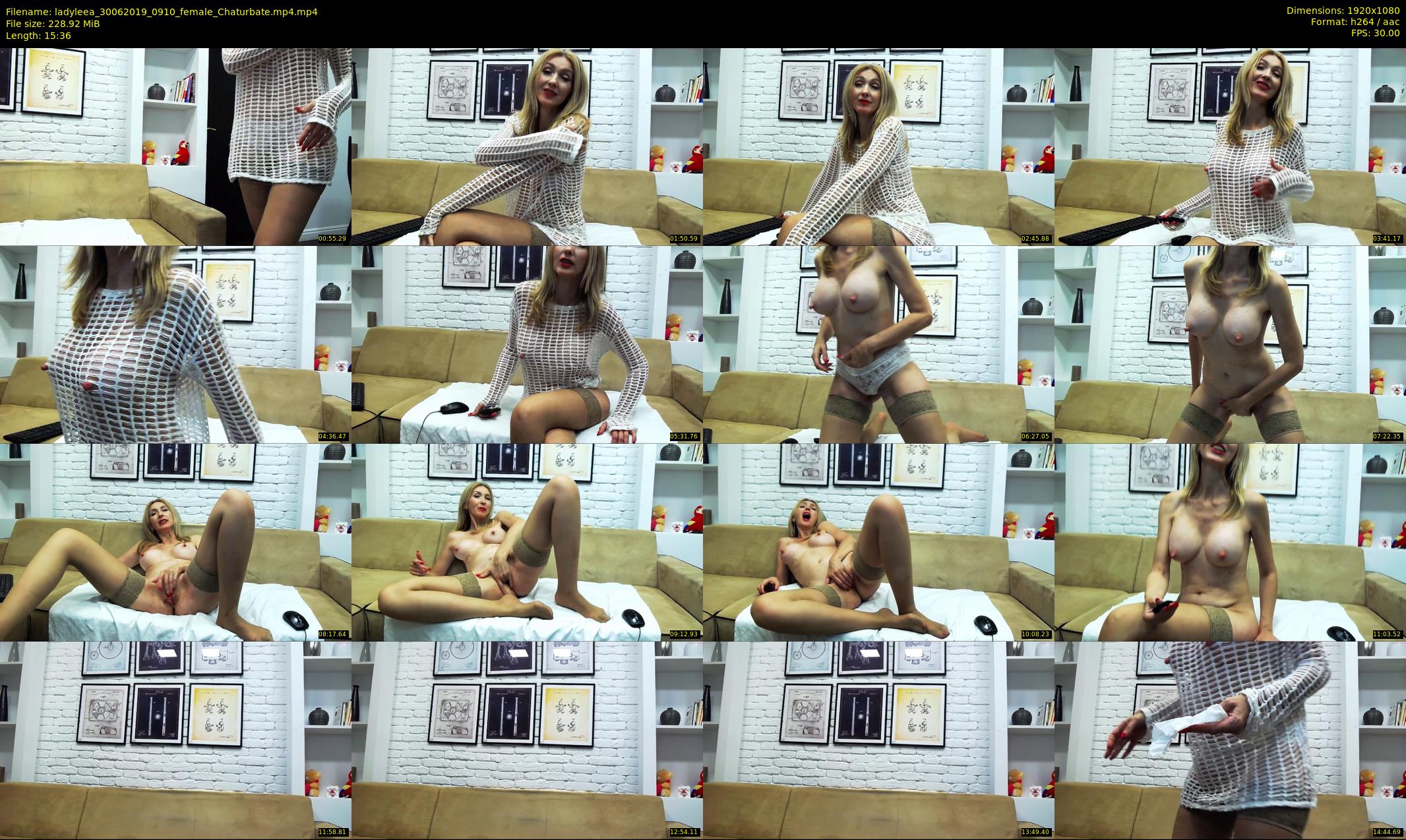 ladyleea — 16 minute Chaturbate female cam show recording, 1080p, Jun 30, 2019