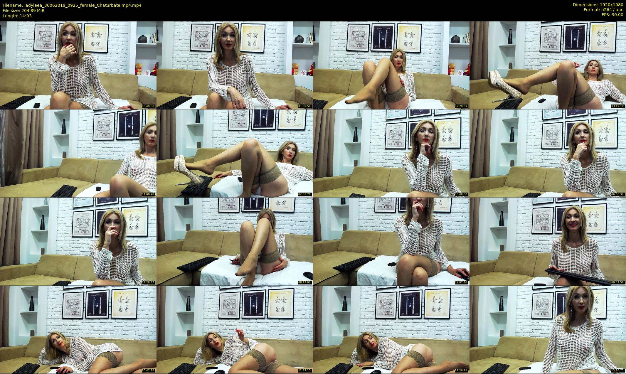 ladyleea — 15 minute Chaturbate female cam show recording, 1080p, Jun 30, 2019