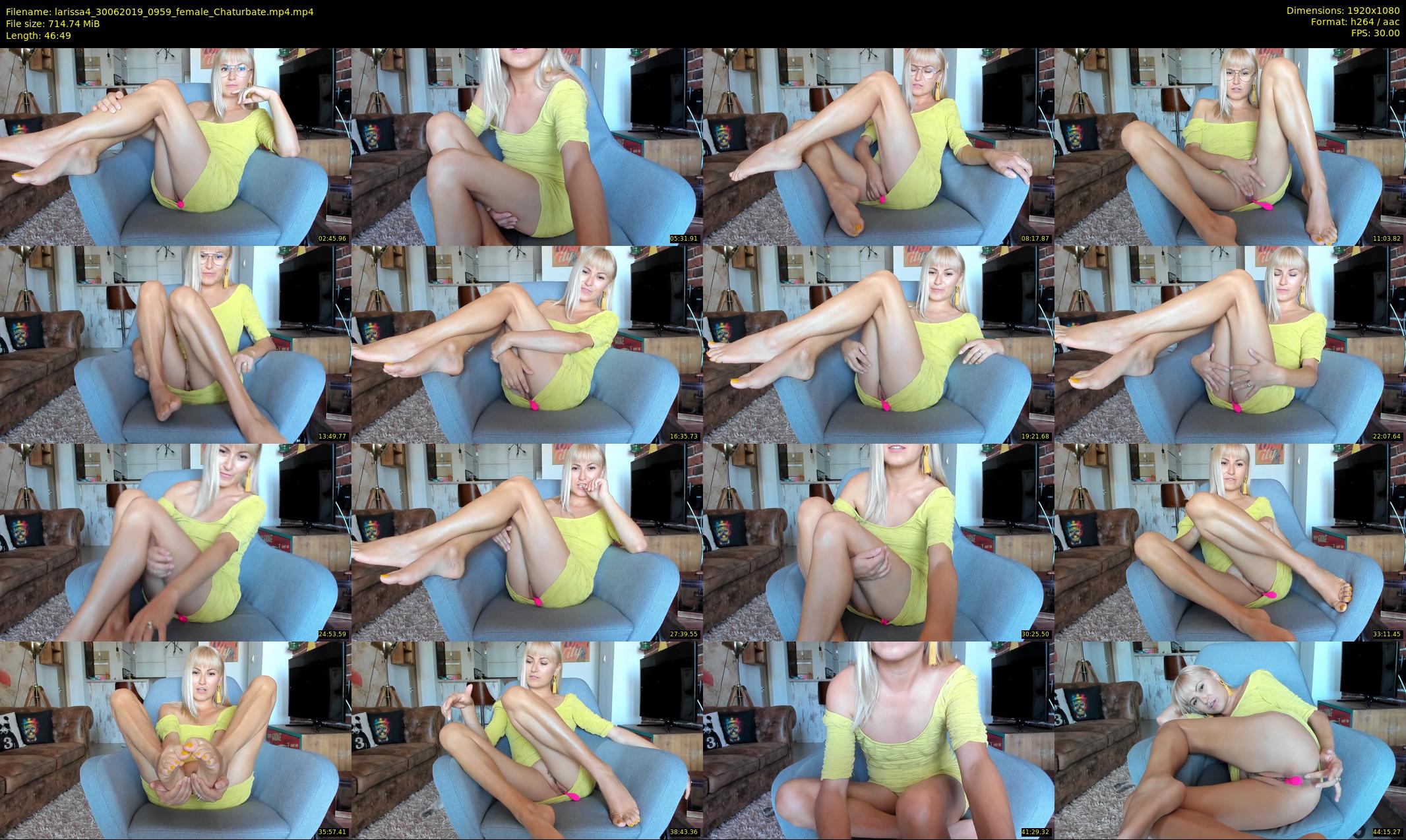 larissa4 — 47 minute Chaturbate female cam show recording, 1080p, Jun 30, 2019