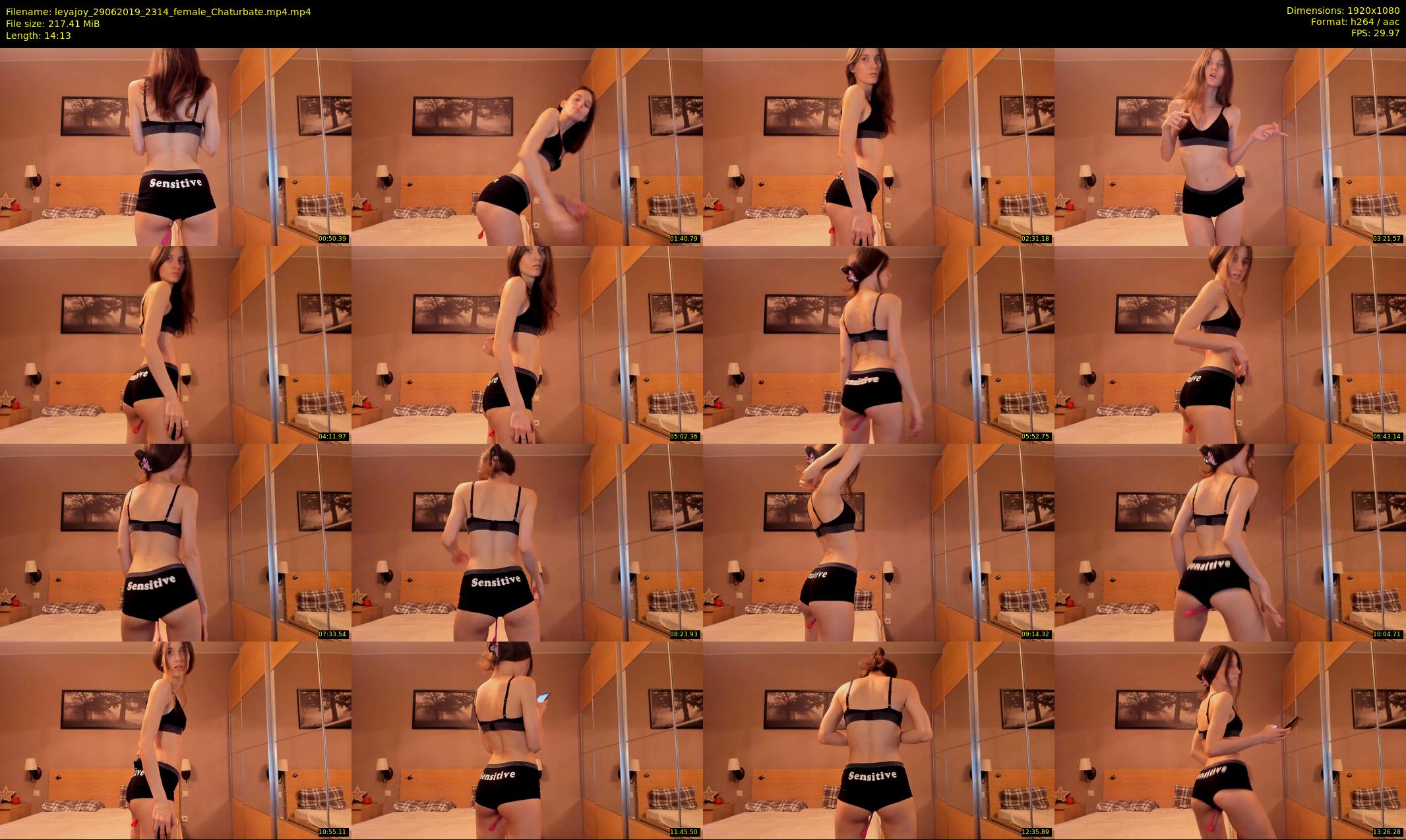 leyajoy — 15 minute Chaturbate female cam show recording, 1080p, Jun 29, 2019