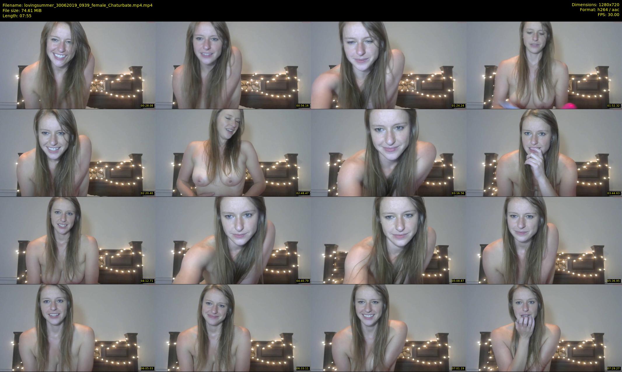 lovingsummer — 8 minute Chaturbate female cam show recording, 720p, Jun 30, 2019