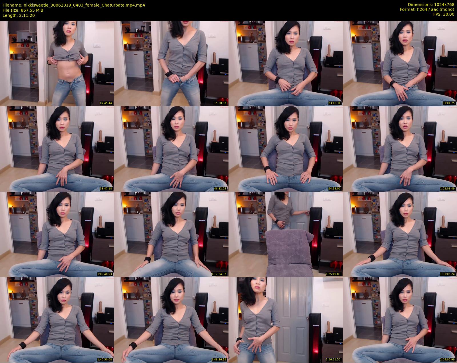 nikkisweetie — 132 minute Chaturbate female cam show recording, 720p, Jun 30, 2019