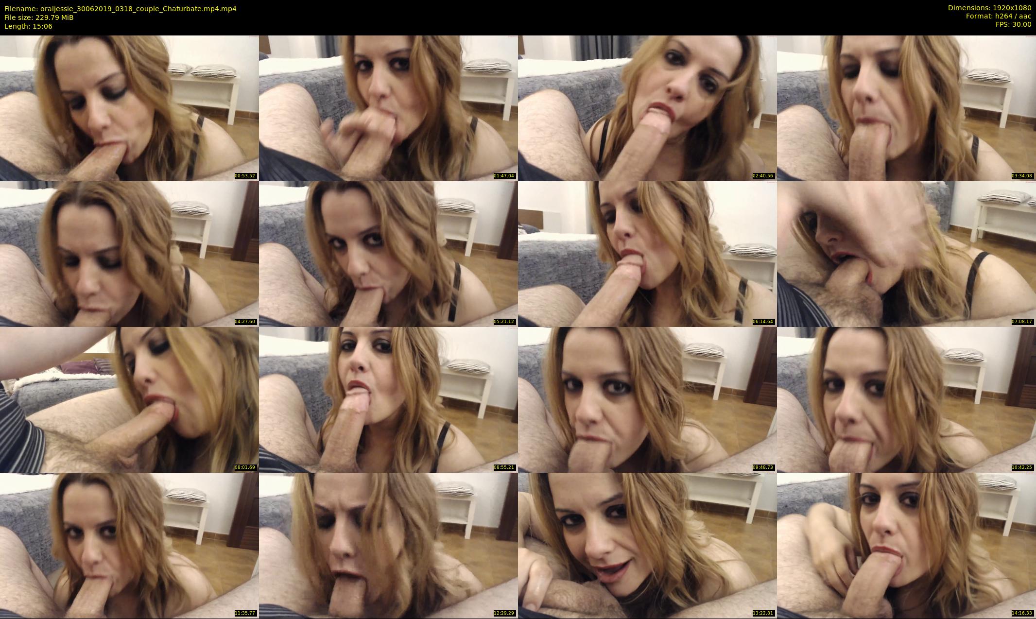 oraljessie — 16 minute Chaturbate couple cam show recording, 1080p, Jun 30, 2019