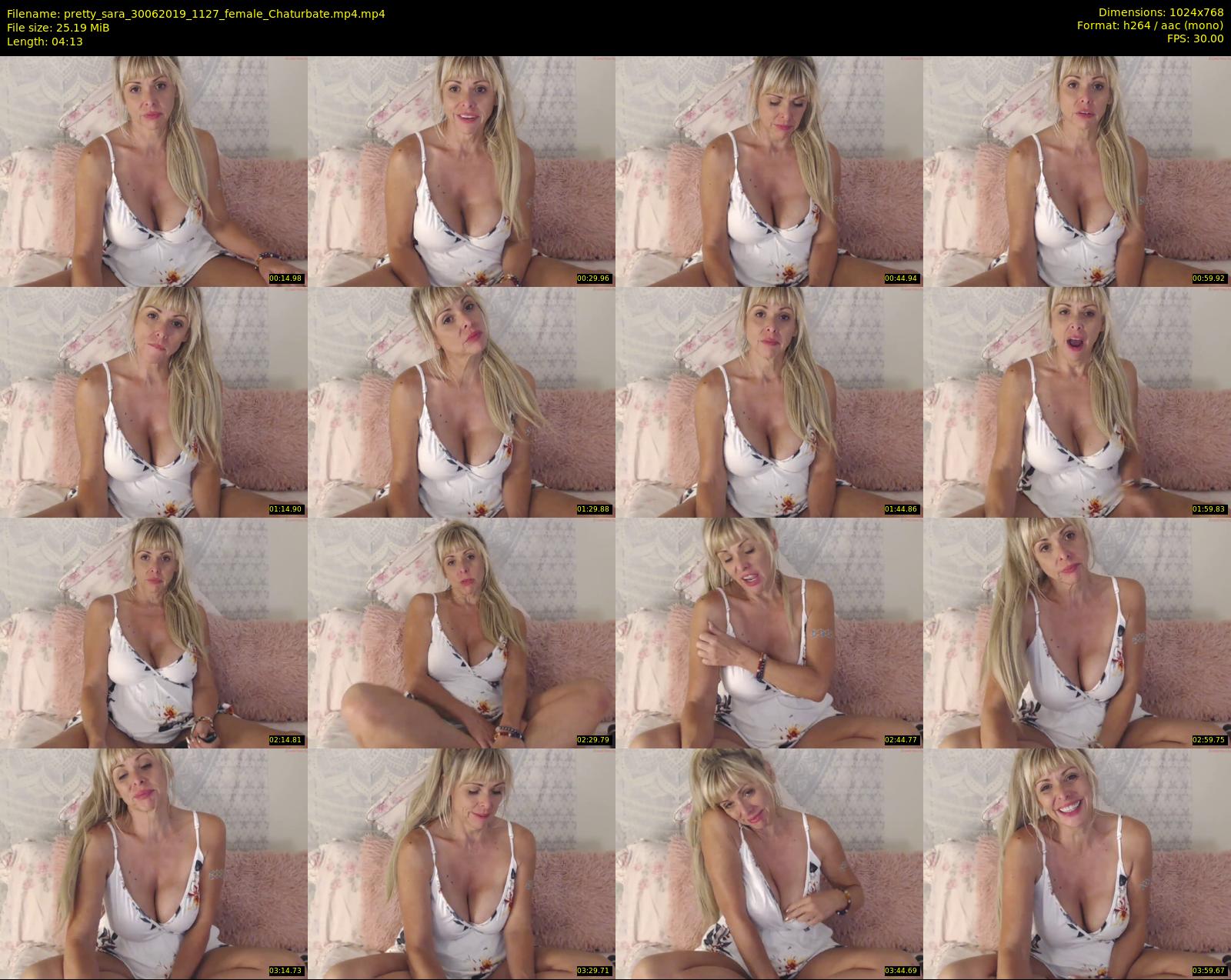 pretty_sara — 5 minute Chaturbate female cam show recording, 720p, Jun 30, 2019