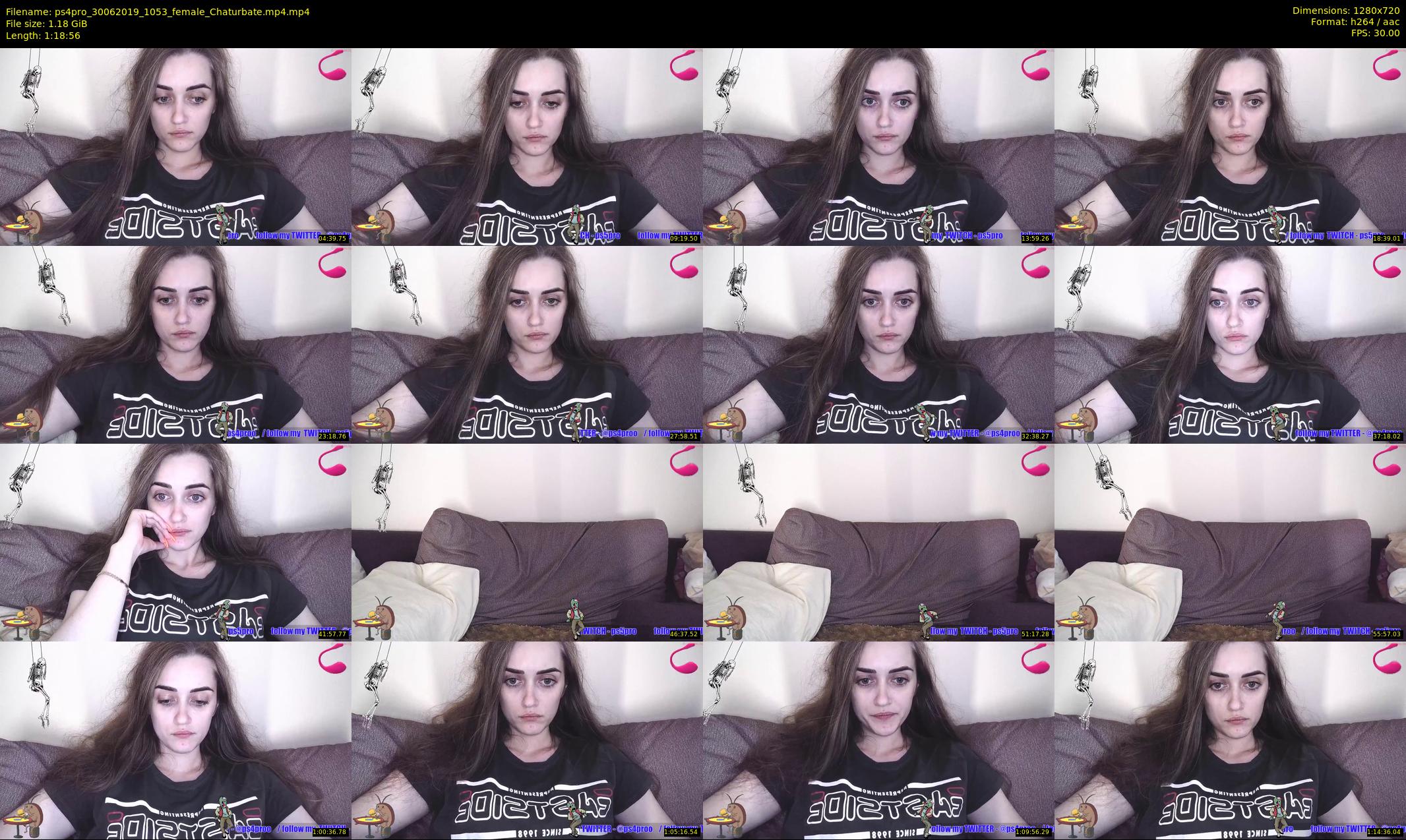 ps4pro — 79 minute Chaturbate female cam show recording, 720p, Jun 30, 2019