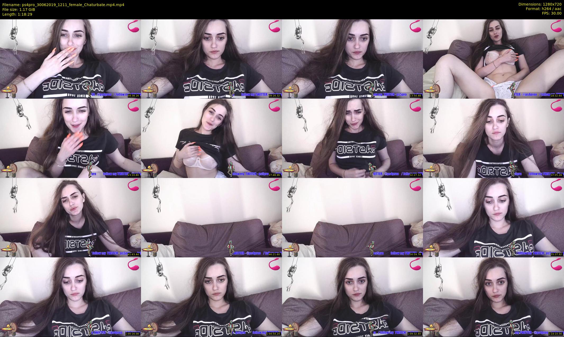 ps4pro — 79 minute Chaturbate female cam show recording, 720p, Jun 30, 2019