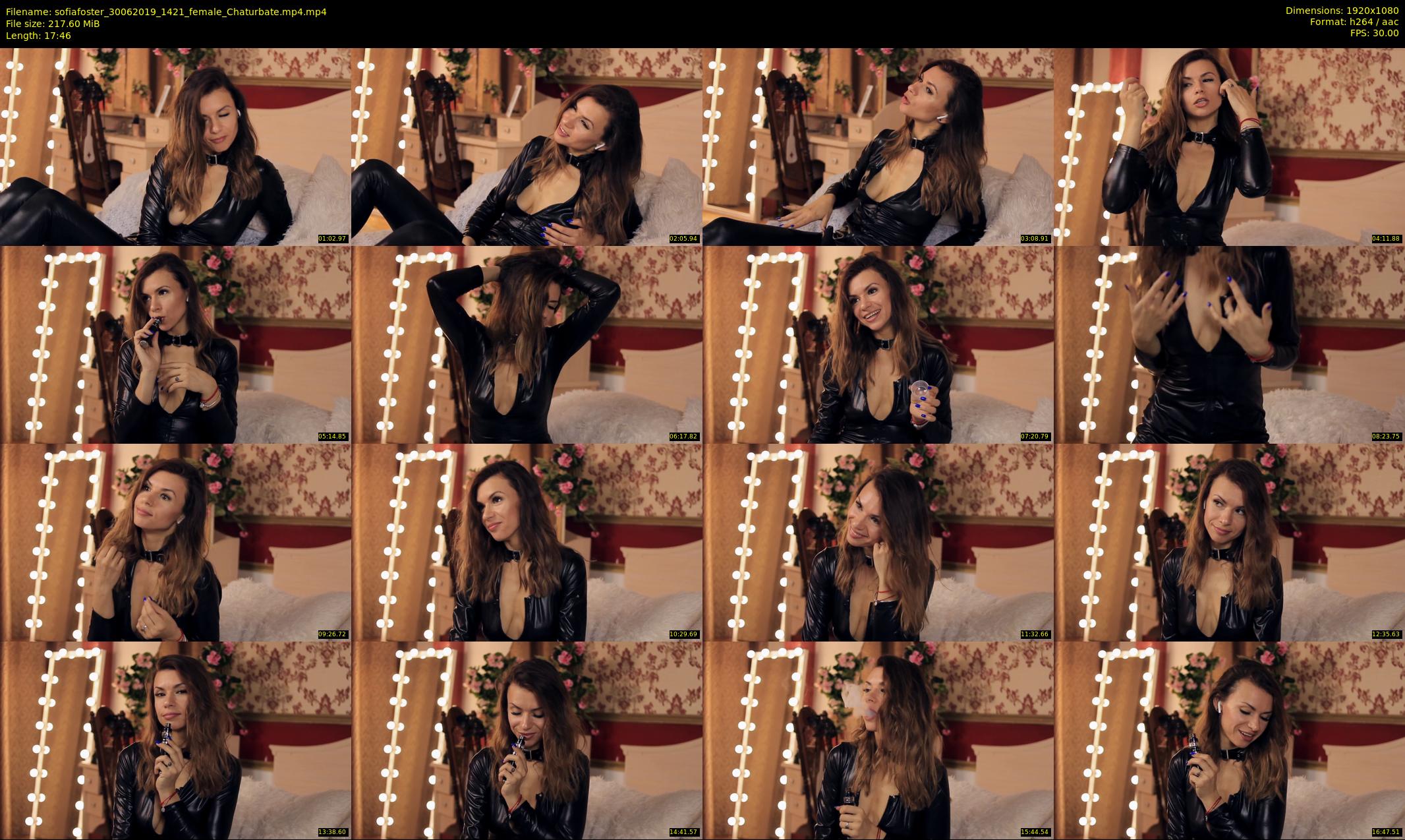 sofiafoster — 18 minute Chaturbate female cam show recording, 1080p, Jun 30, 2019