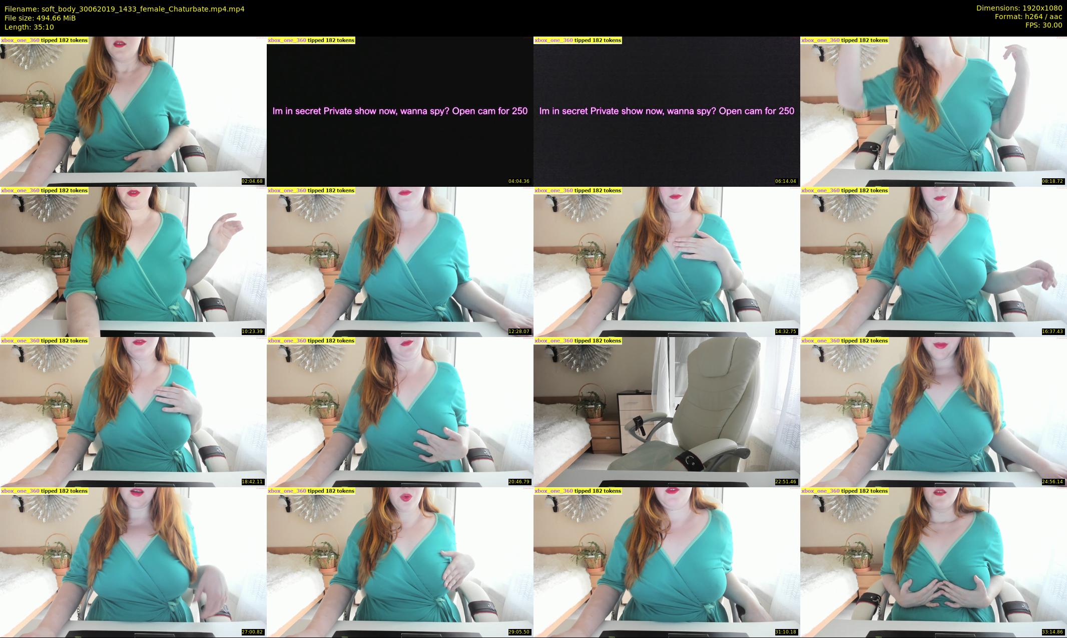 soft_body — 36 minute Chaturbate female cam show recording, 1080p, Jun 30, 2019